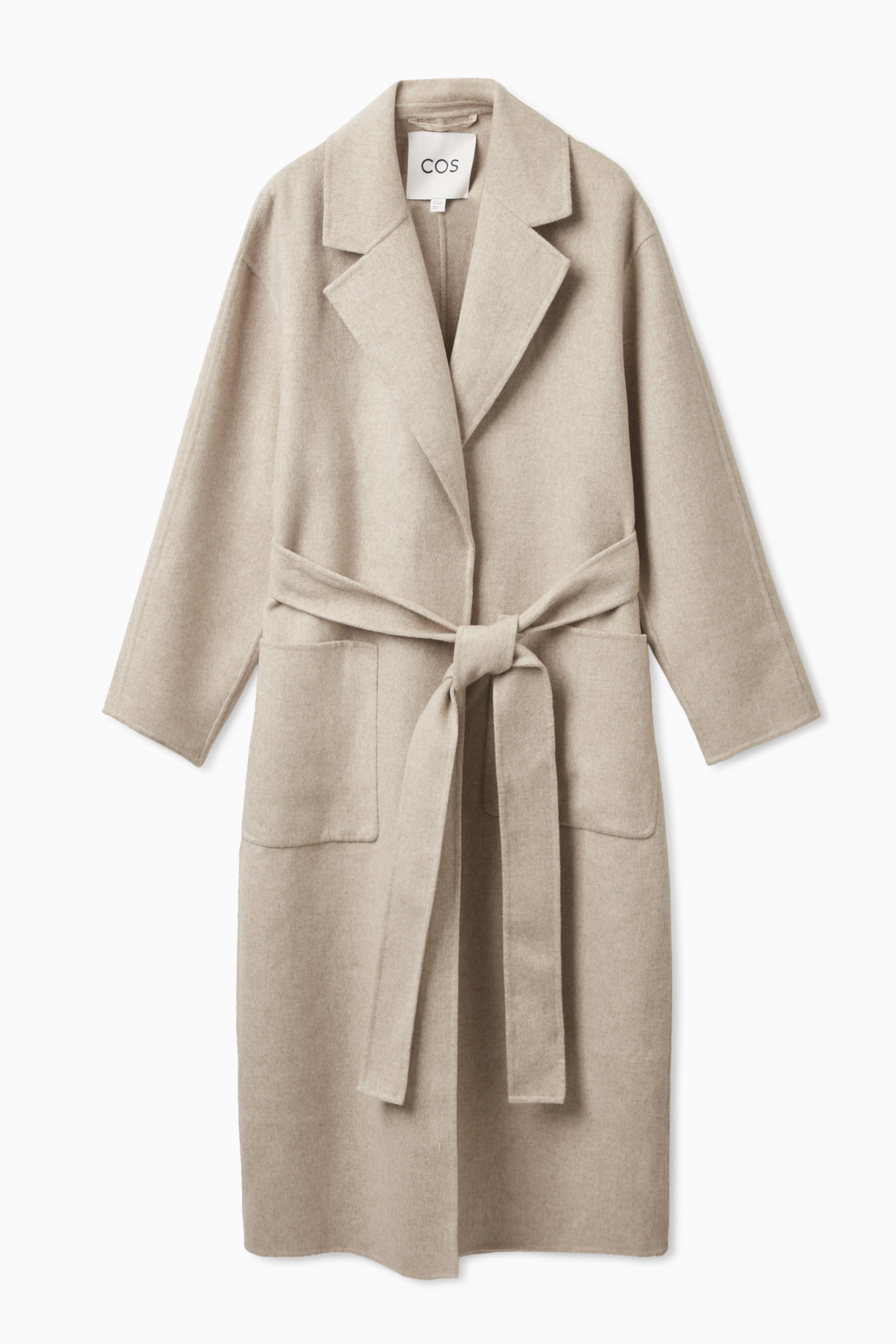 ローブブラン　Belted Chester coat ベージュ Belted Chester coat – L'AUBE BLANC
