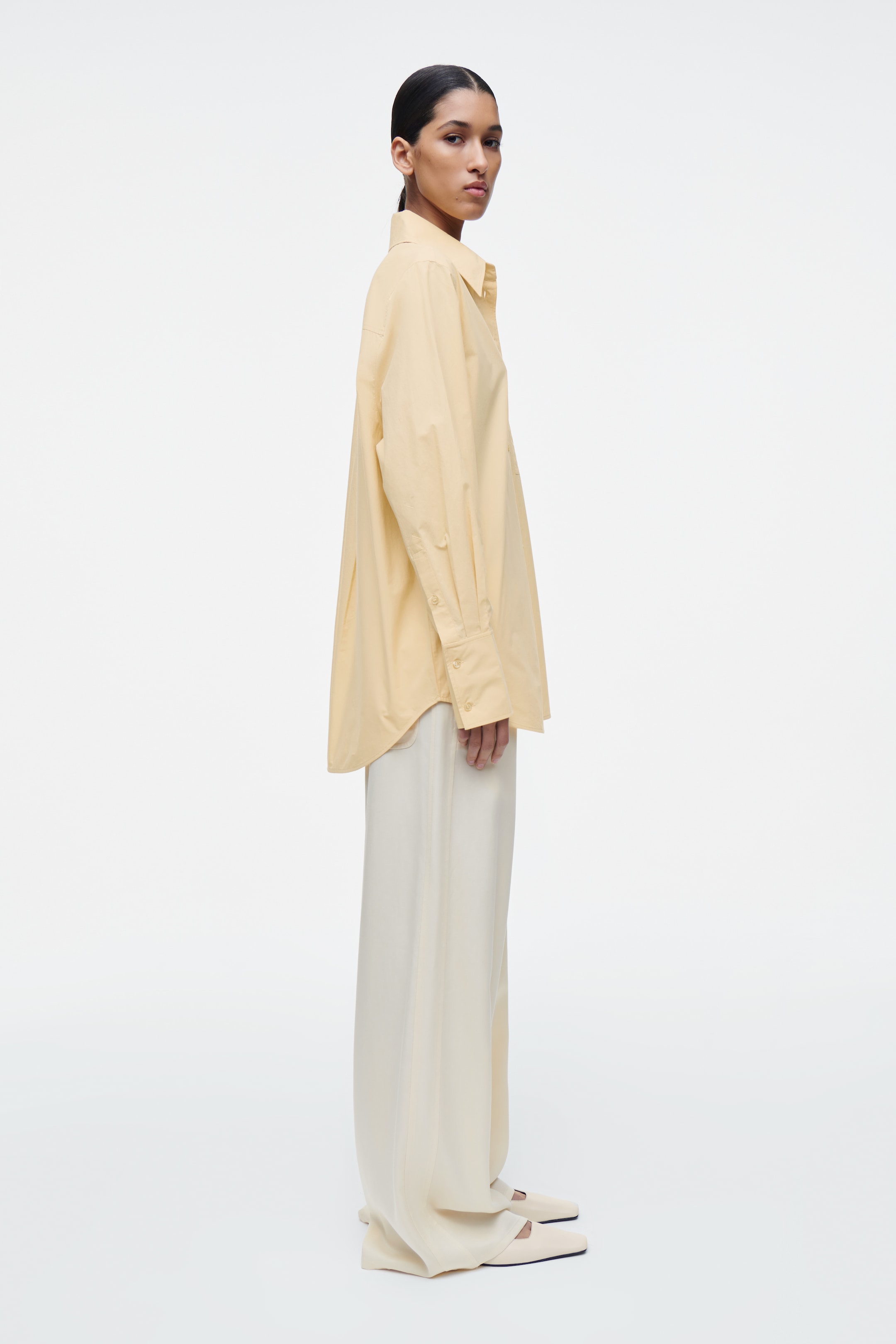 Ver imagen más grande: CAMISA SASTRE OVERSIZE - AMARILLO - MUJER | H&M ES 3