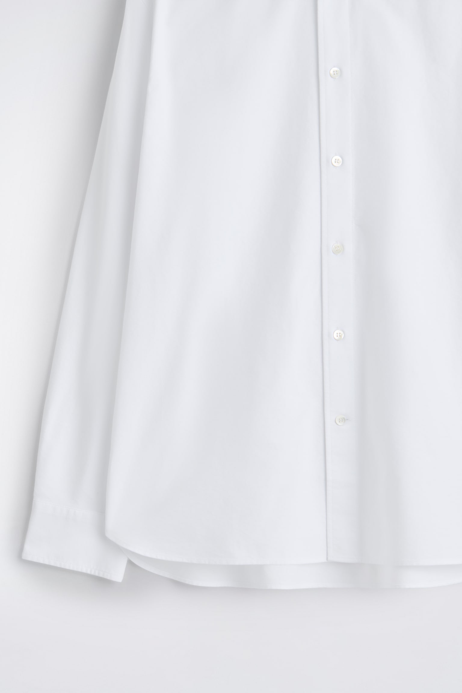 katoenen Oxford-overhemd - WIT/BLAUW / WIT / GESTREEPT - 4