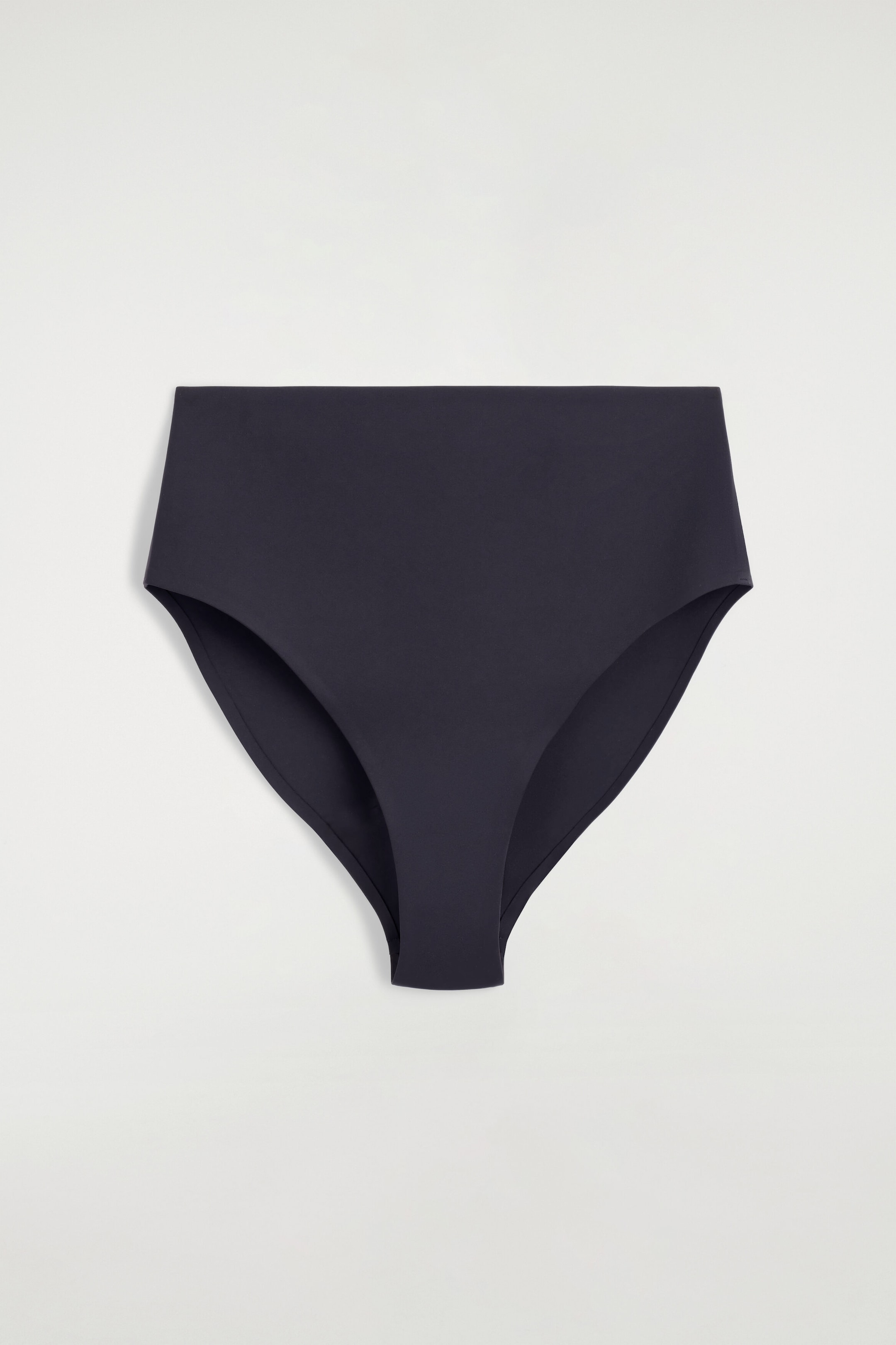 BONDED-SCUBA HIGH-WAISTED BIKINI BRIEFS