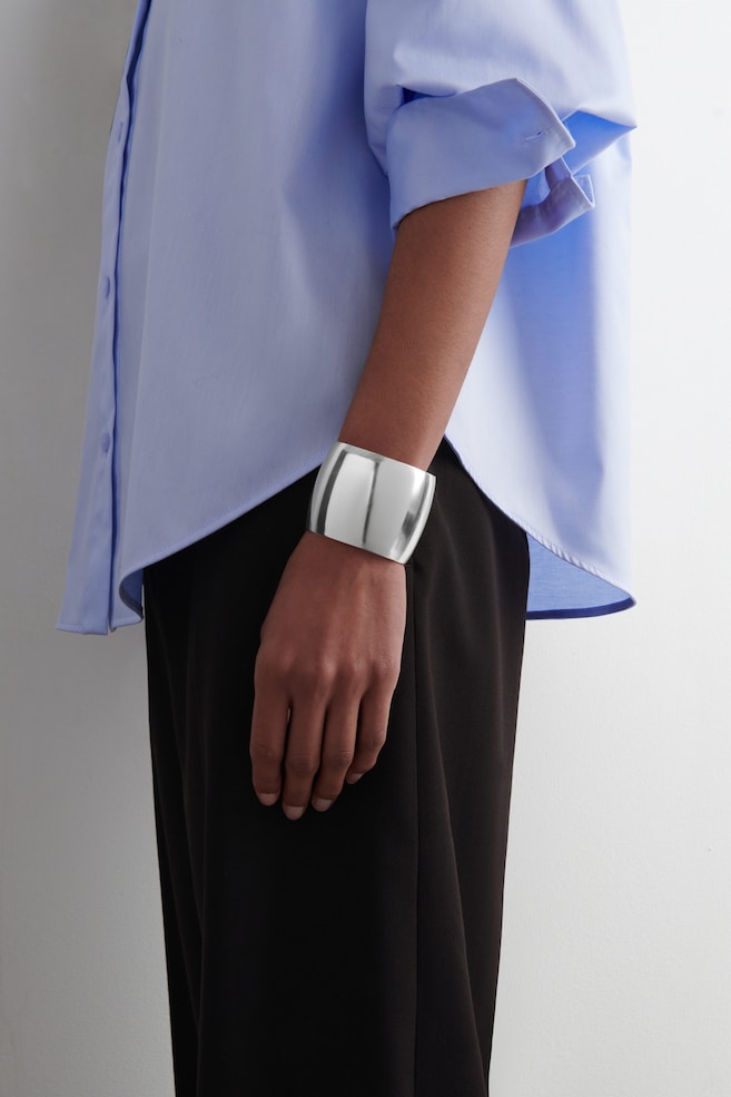 WIDE CUFF — SILVER