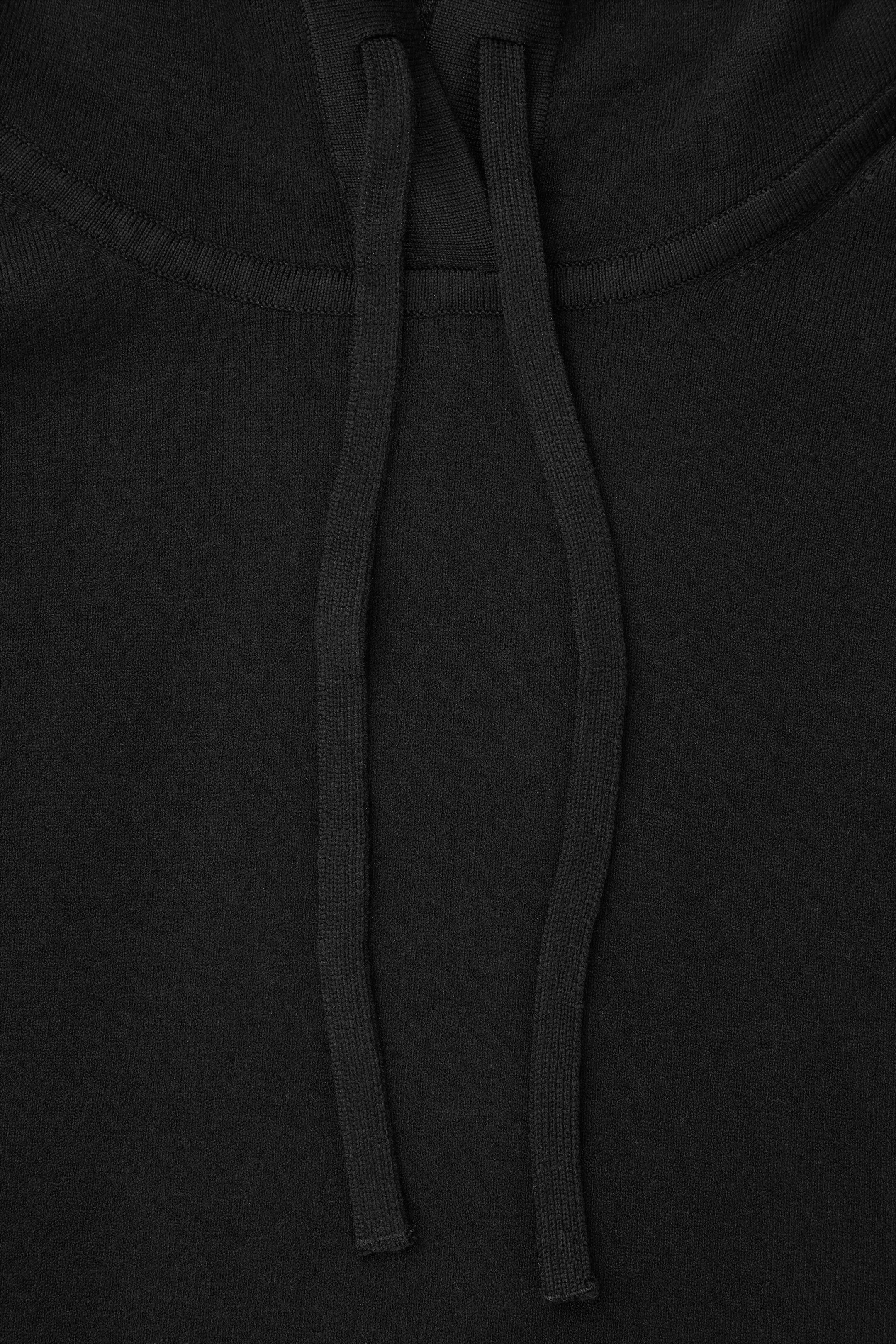 Agrandir l'image: PULL À CAPUCHE MAILLE DOUBLE-FACE - NOIR - FEMME | H&M CH 2