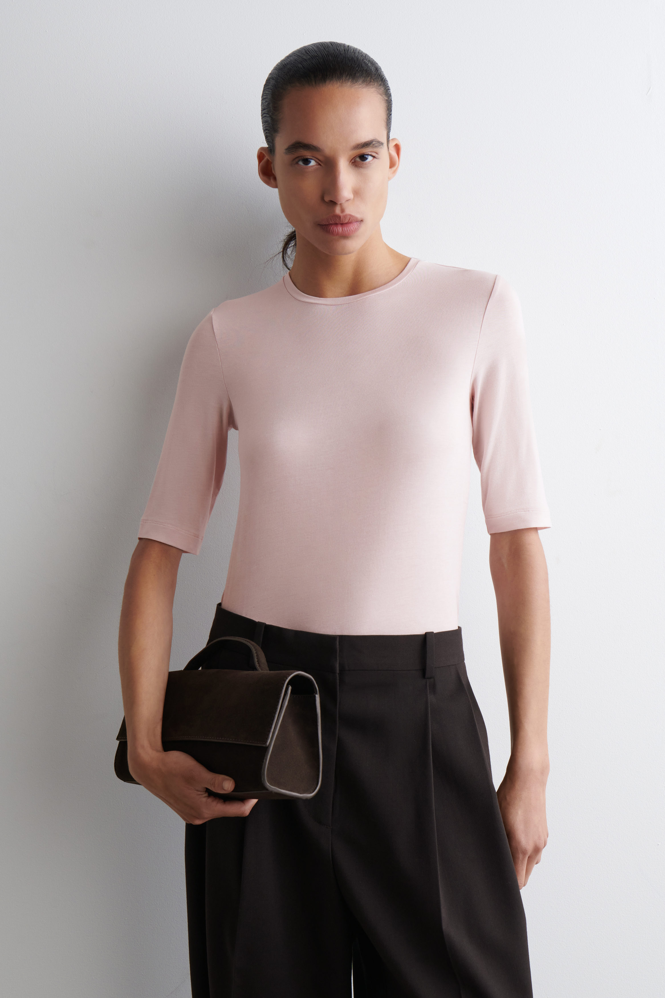 Tシャツ・カットソー LMC NEW CLASSIC LOGO SHEER SHIRT pink 0LM45SSH501PNK Logo T-shirt | Light Rose | Jack & Jones®