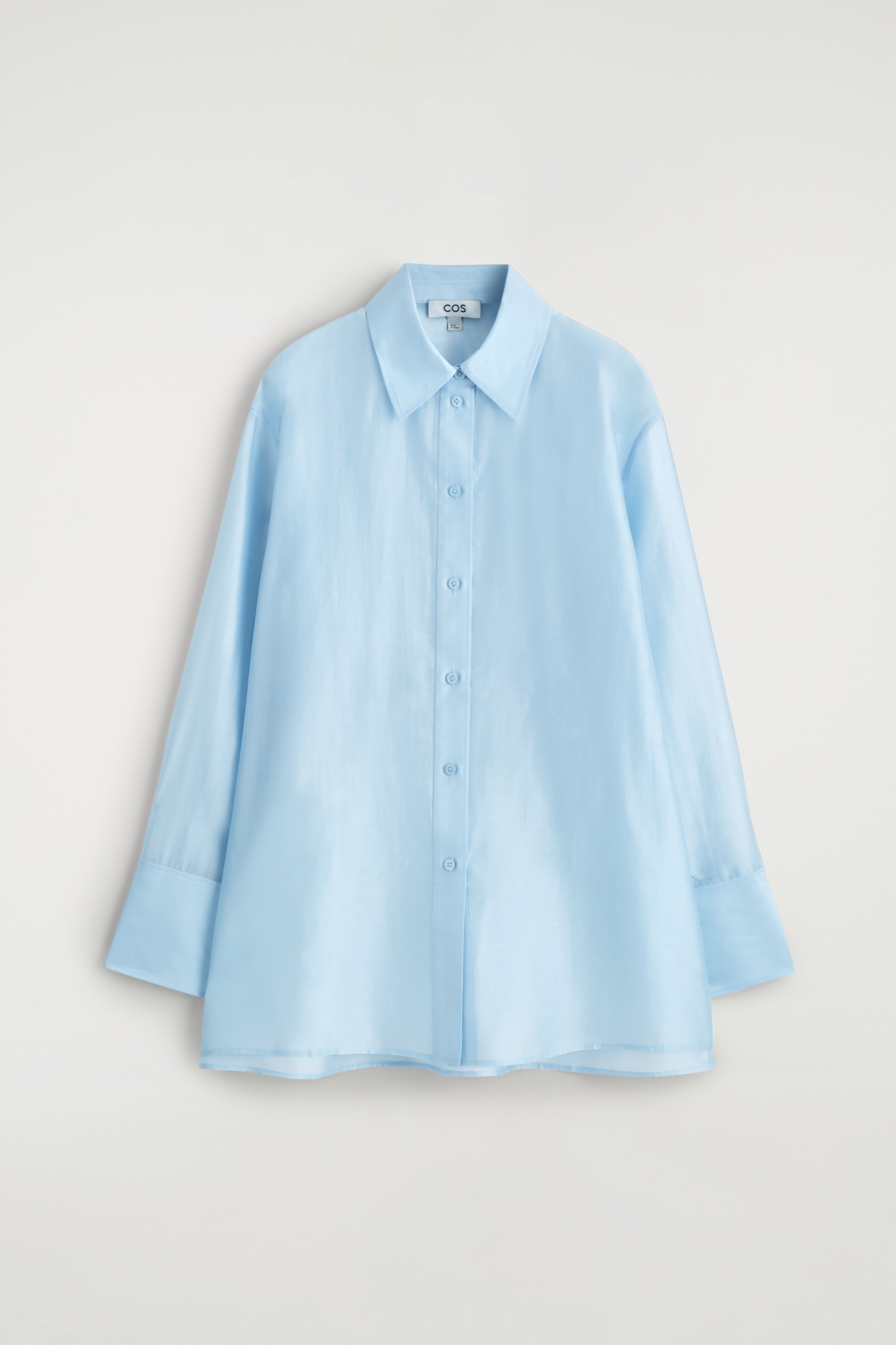 Camisa transparente - AZUL
