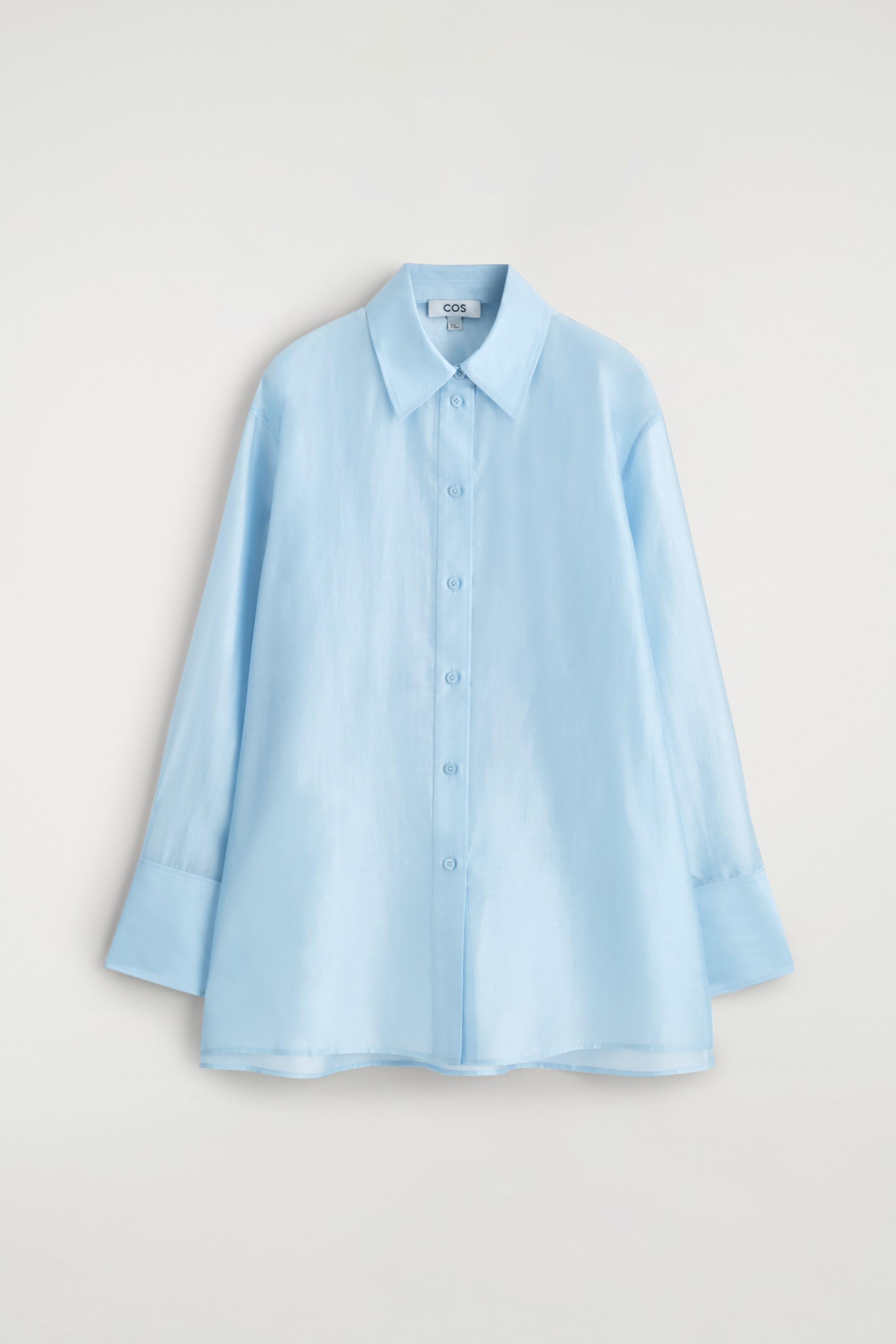 Grotere afbeelding bekijken: doorschijnend overhemd - BLUE - DAMES | H&M BE 7