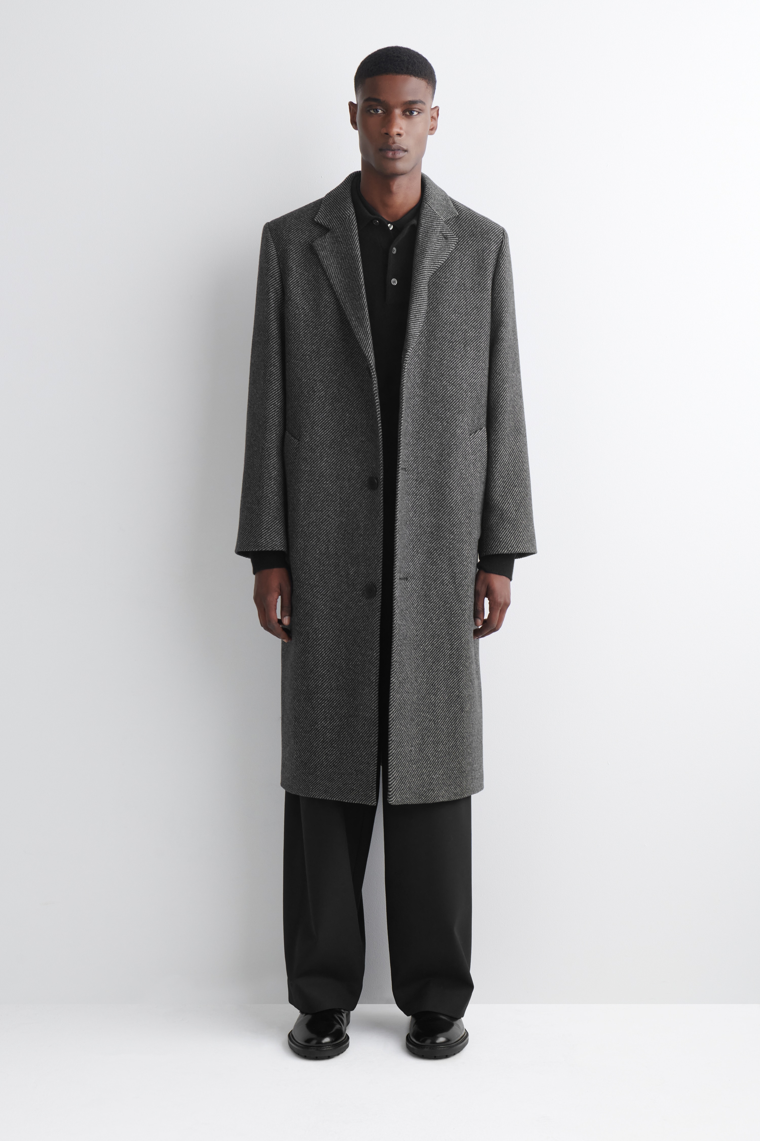 SAPATOS OXFORD DE COURO - PRETO/BORDÉLIO