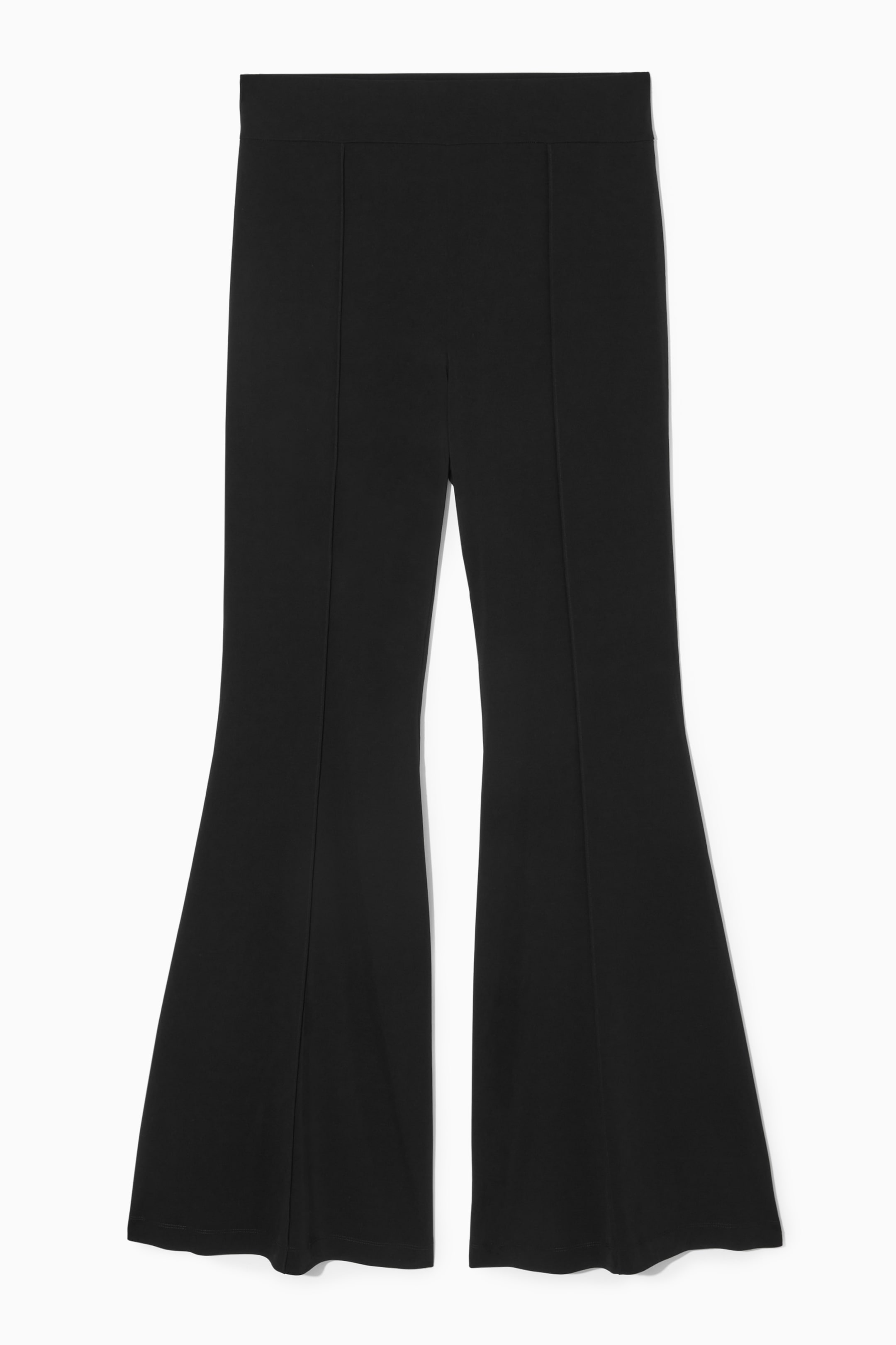 Ingrandisci l'immagine: PINTUCKED FLARED TROUSERS - BLACK - DONNA | H&M CH 1