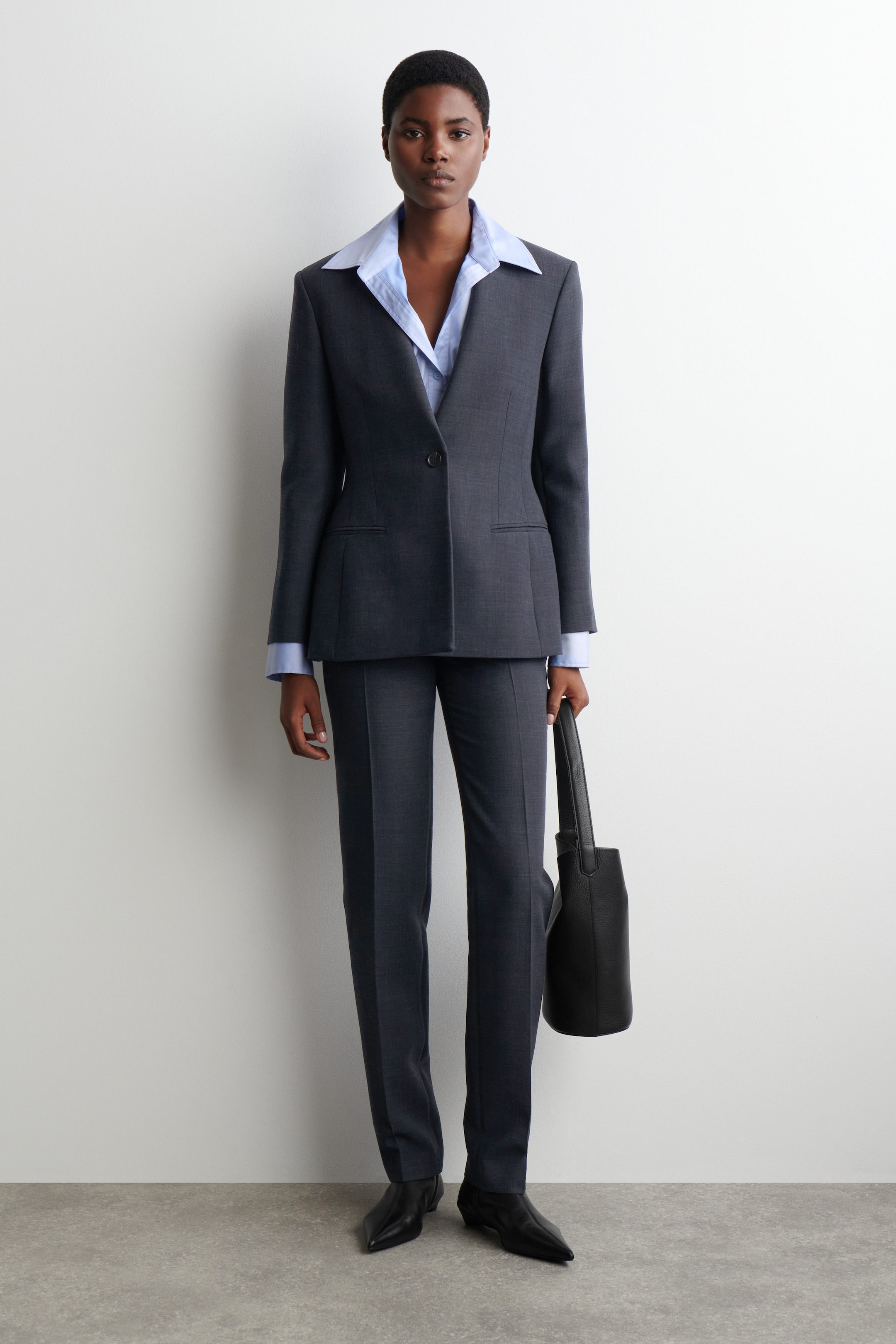 CAMICIA IN COTONE CON COLLETTO APERTO