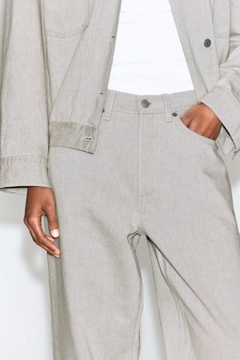 FACADE STRAIGHT-LEG JEANS — TAUPE 6