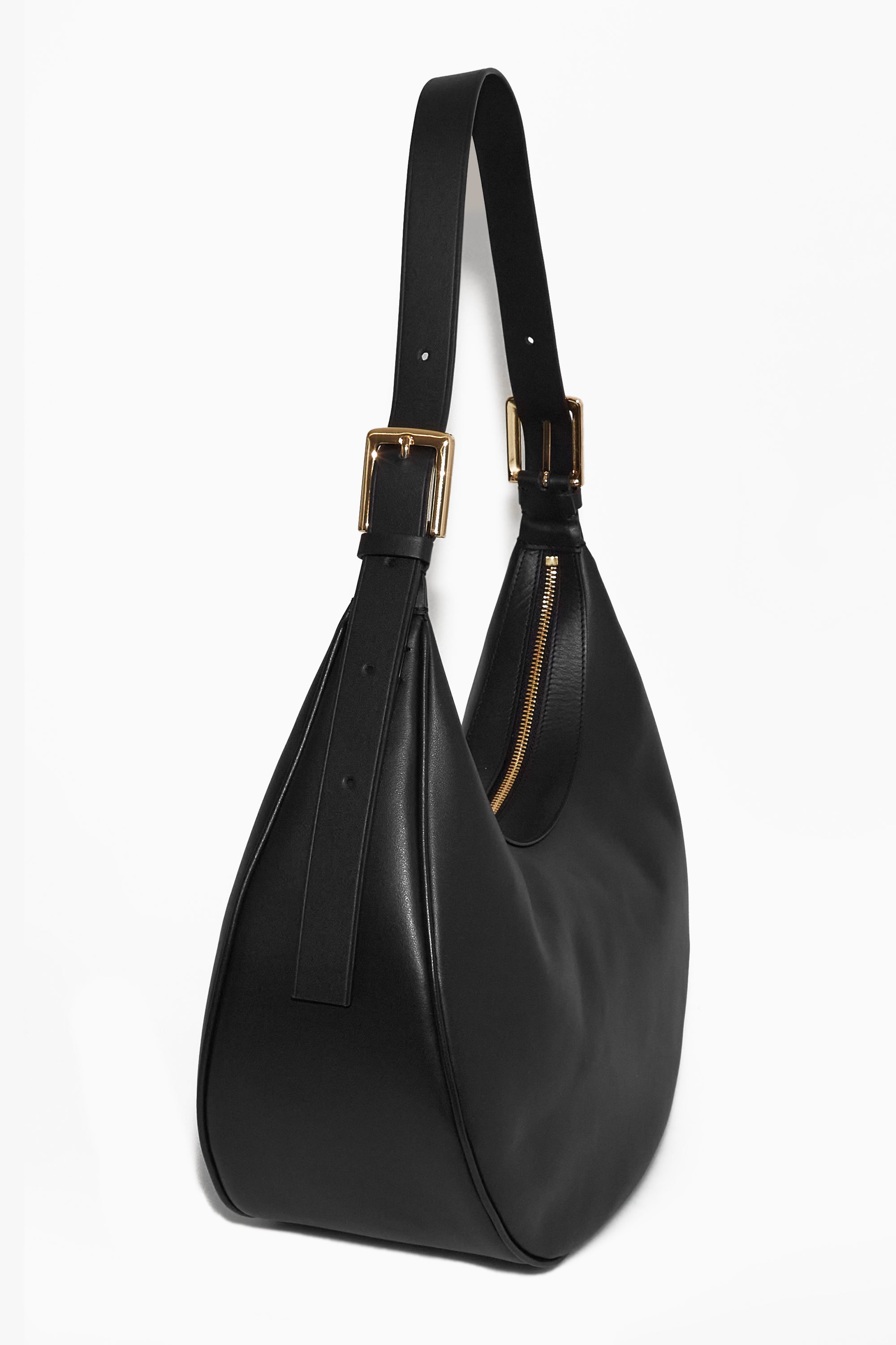 CRESCENT BAG - LEATHER - BLACK | COS AU