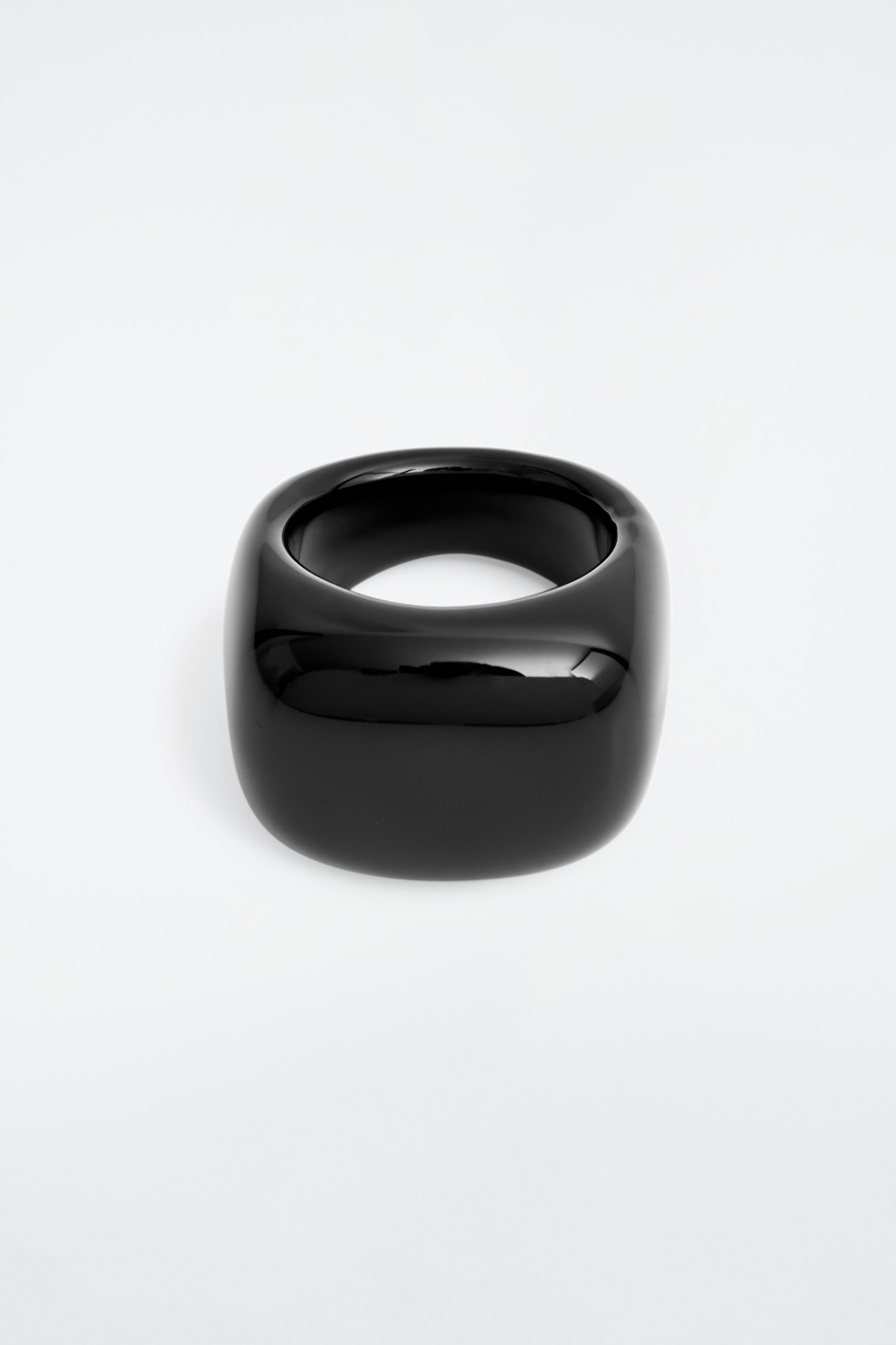 Größeres Bild ansehen: ABGERUNDETER GLASRING - SCHWARZ - Ladies | H&M DE 2
