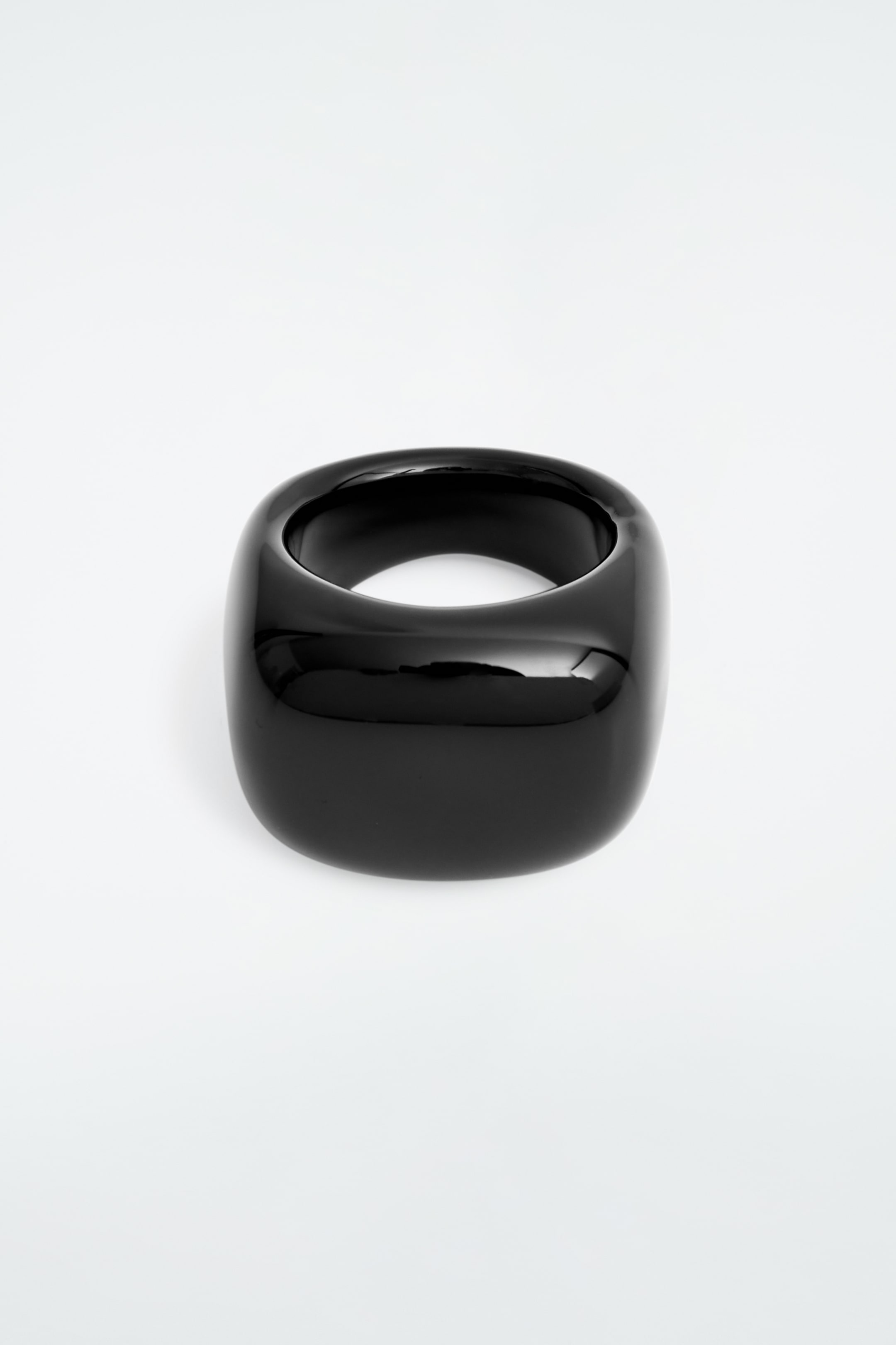 Größeres Bild ansehen: ABGERUNDETER GLASRING - SCHWARZ - Ladies | H&M DE 2