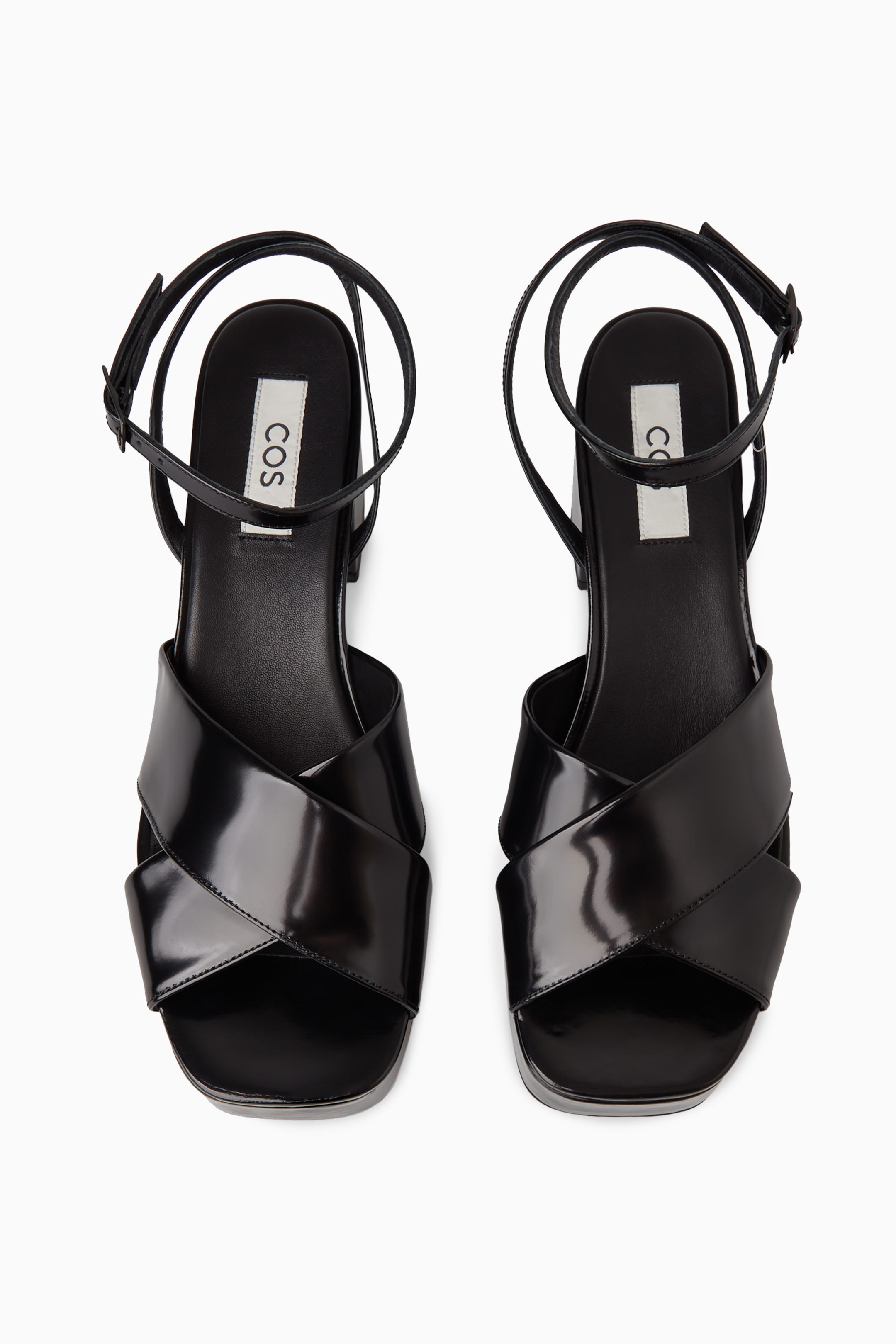 PLATFORM HEELED SANDALS