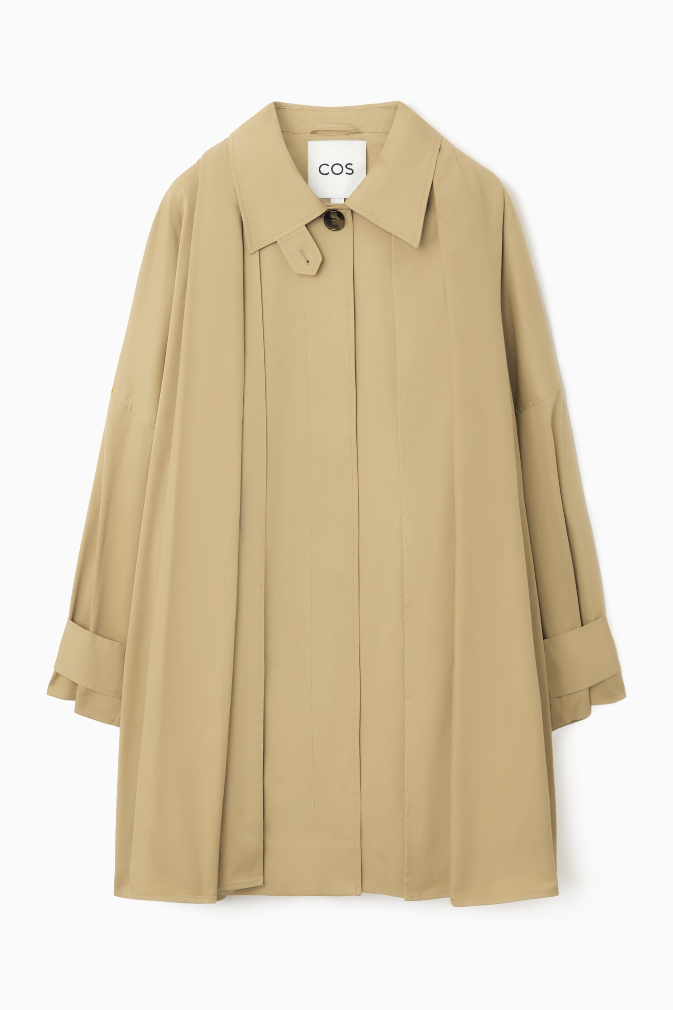 View larger image: OVERSIZED SCARF-DETAIL TRENCH COAT - BEIGE - Ladies | H&M GB 1