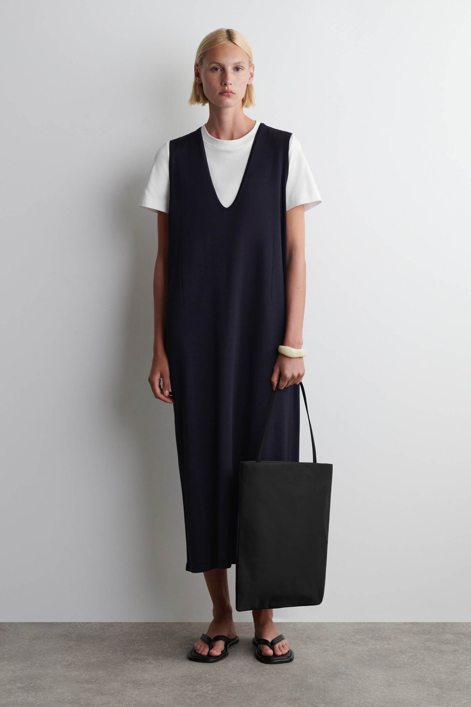 ARCHIVE TOTE BAG - NYLON - BLACK/NAVY - 4