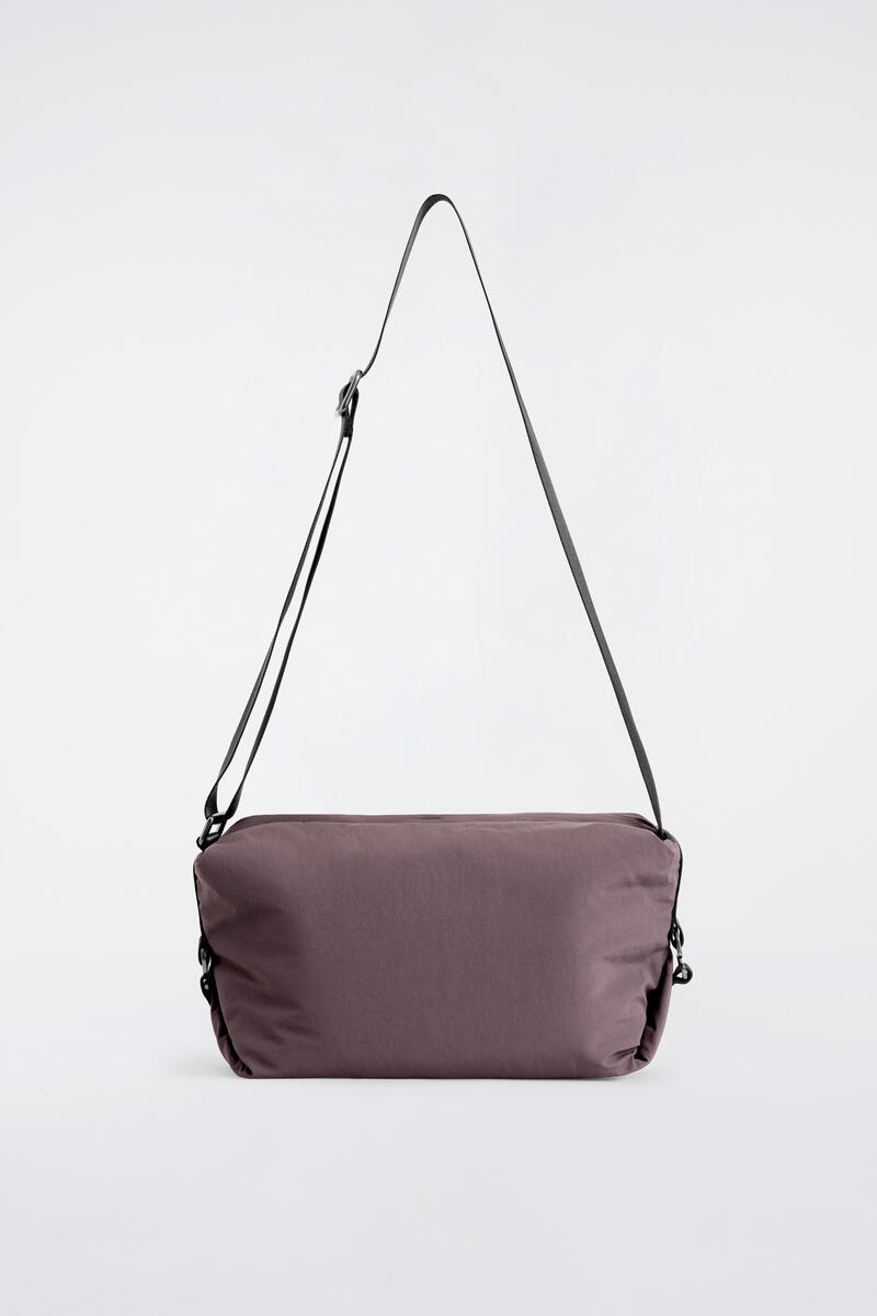 Webbing-Detail Crossbody Bag - Nylon
