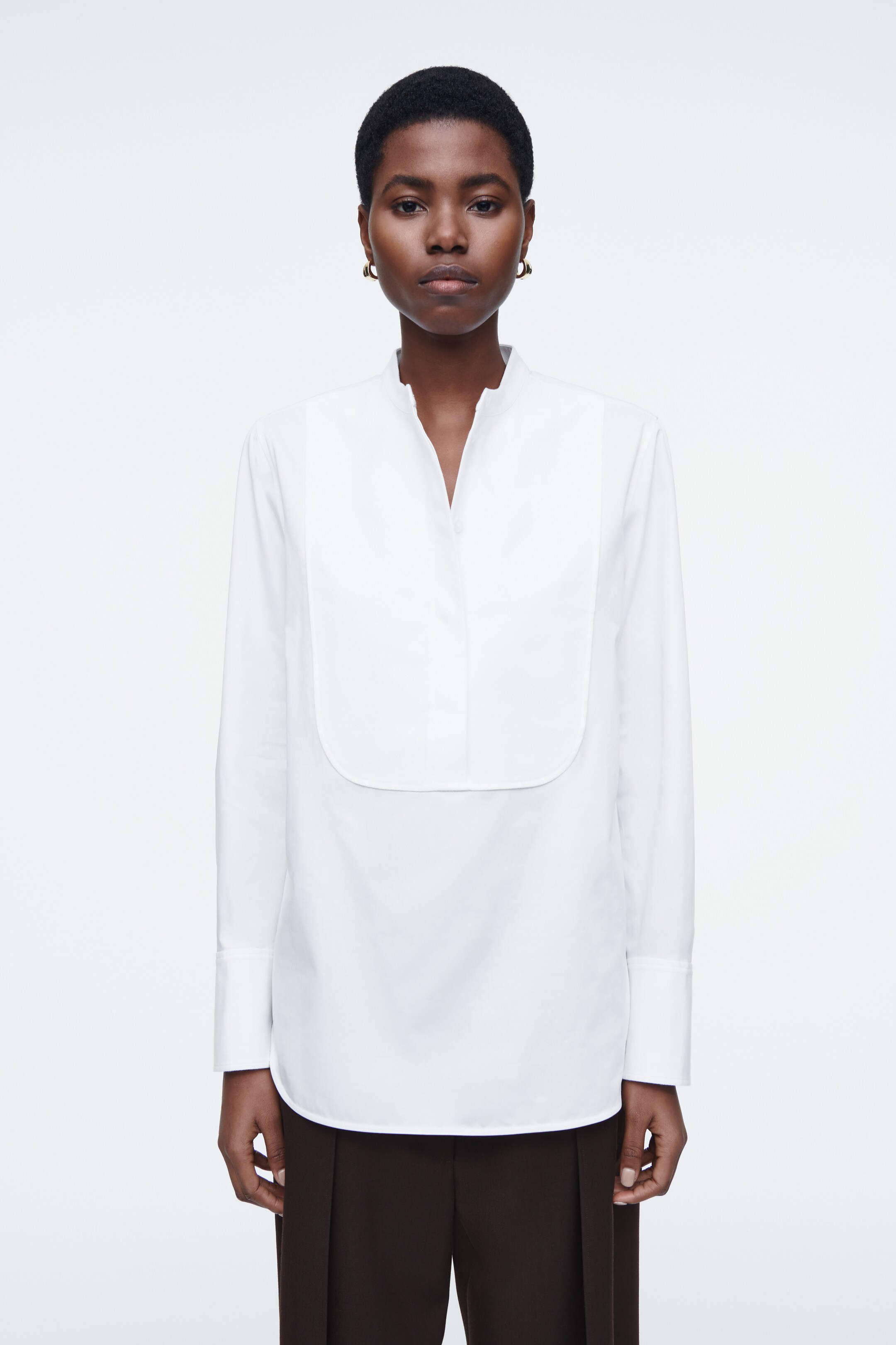 Größeres Bild ansehen: LOCKERES SMOKINGHEMD AUS BAUMWOLLE - WEISS - Ladies | H&M DE 5