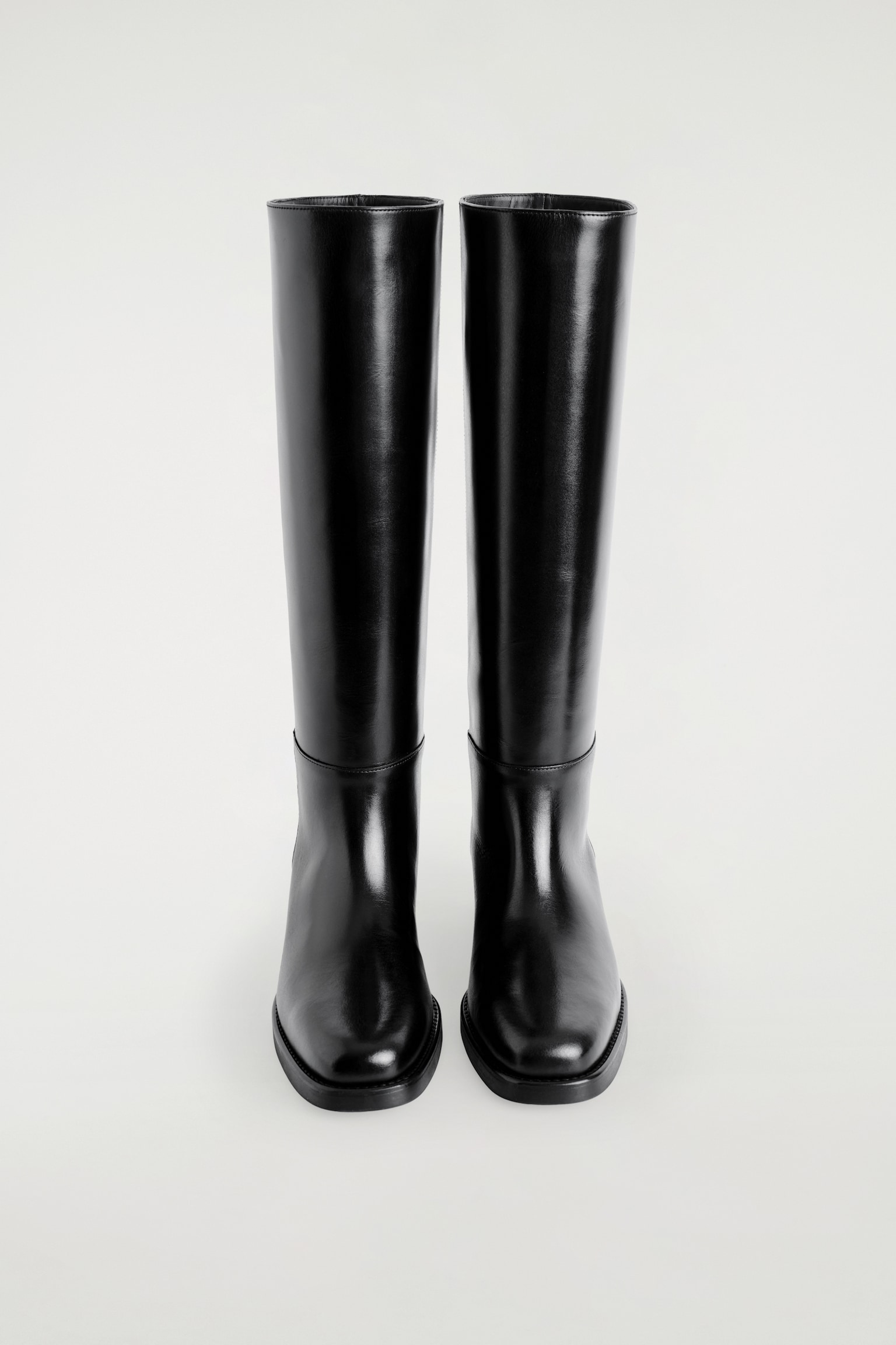 BOTTES HAUTES EN CUIR - NOIR - 6