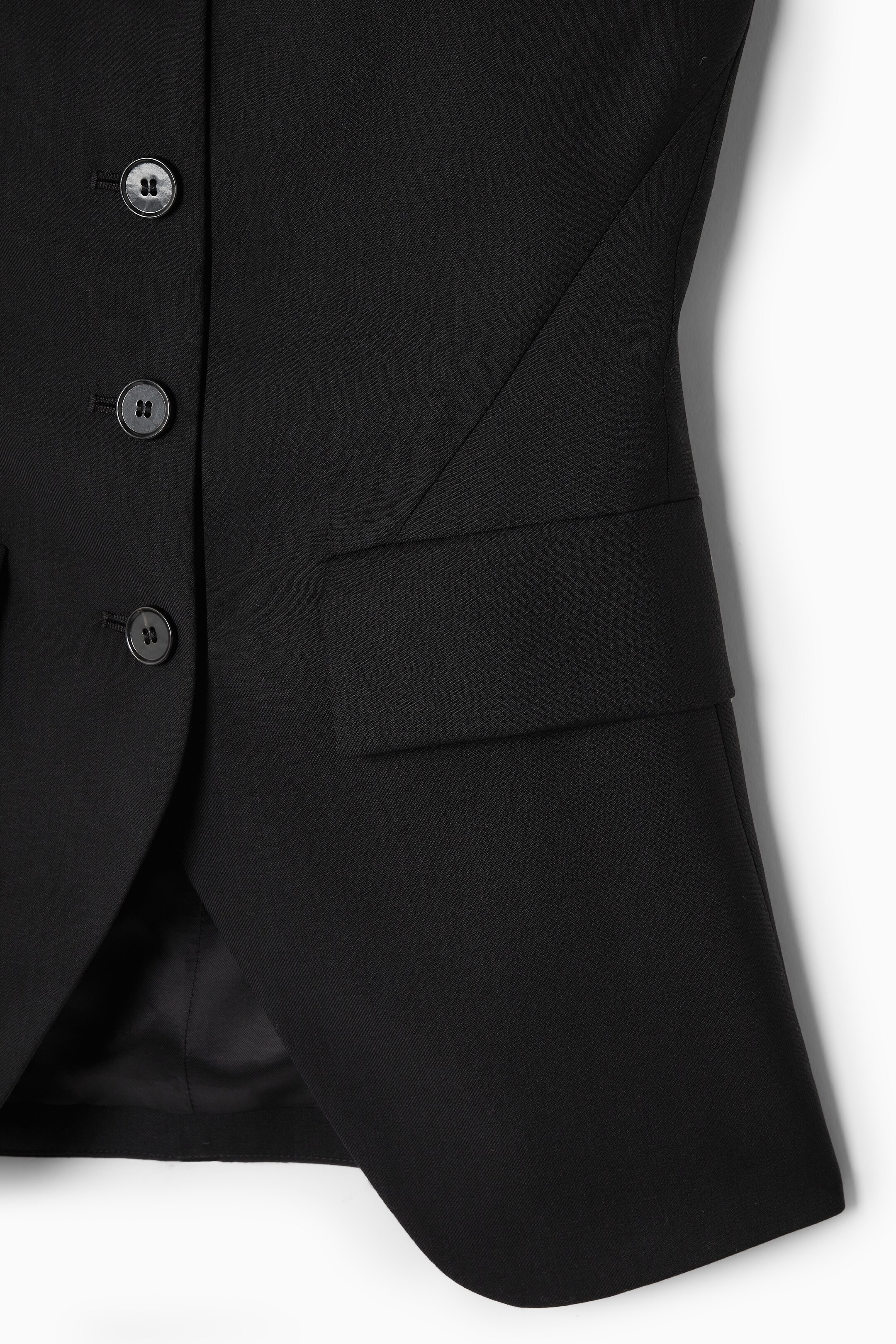 Ingrandisci l'immagine: TAILORED WAISTCOAT BUSTIER - BLACK - DONNA | H&M CH 2