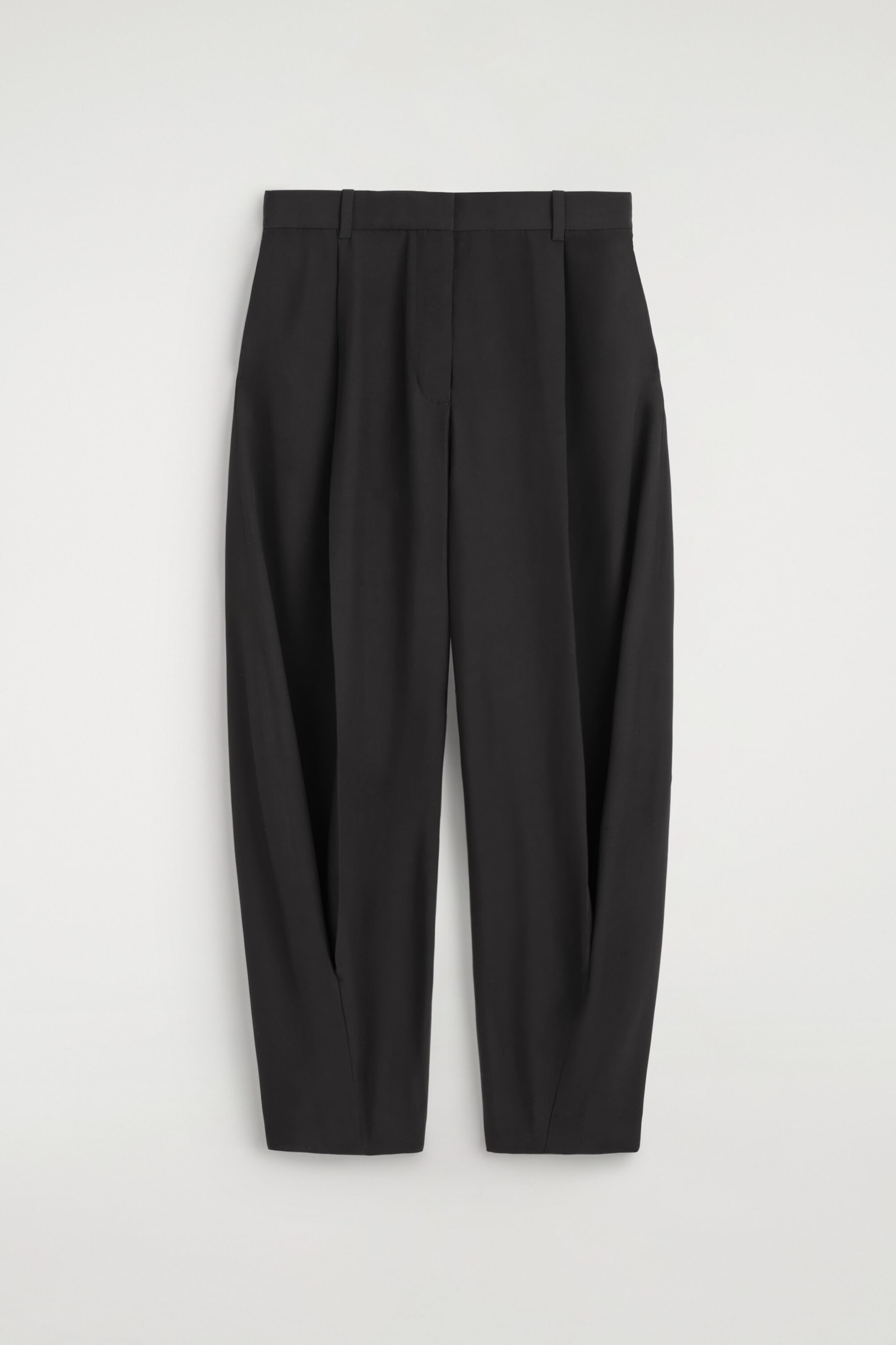 PLEATED BALLOON-LEG PANTS