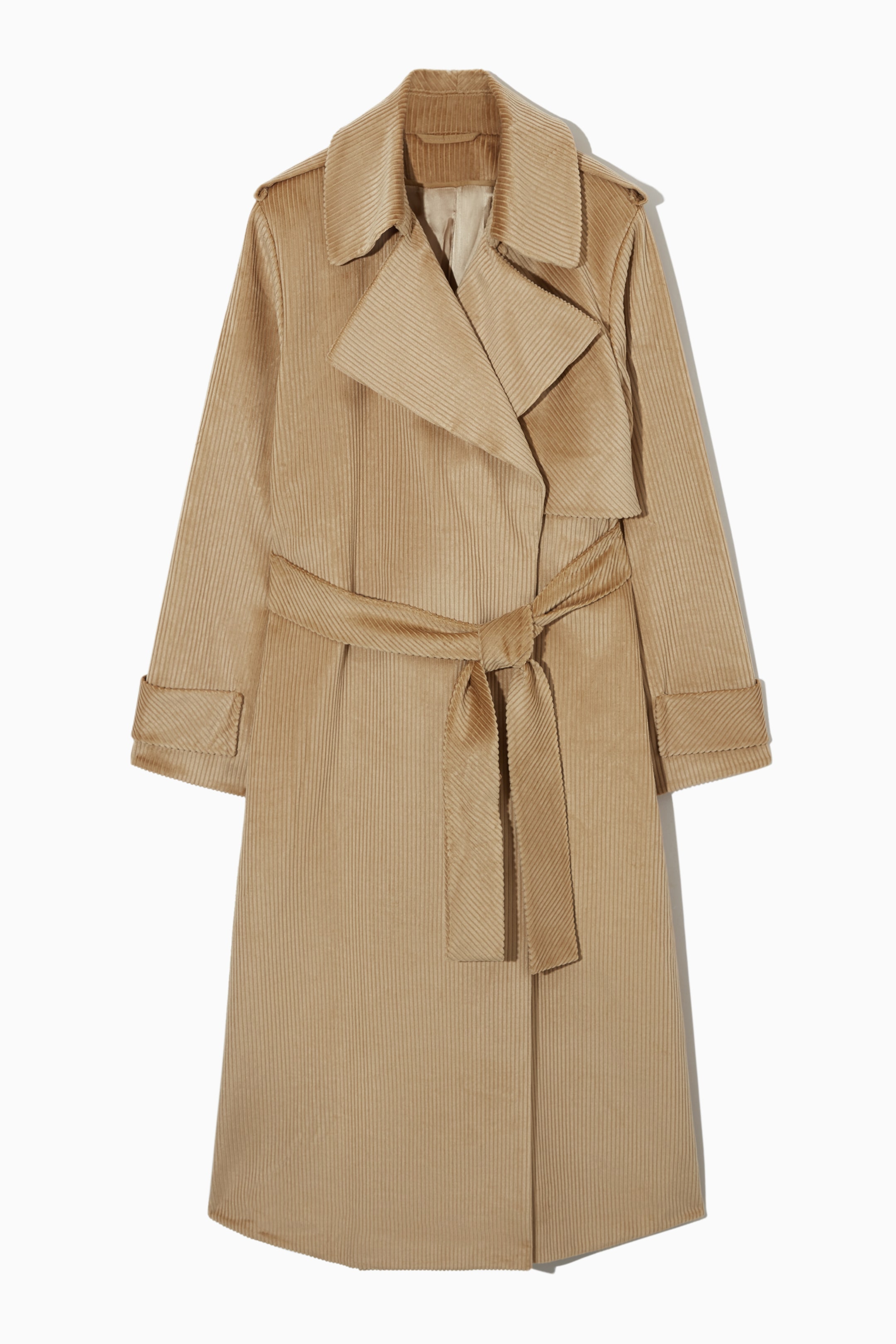 Grösseres Bild ansehen: LOCKERER TRENCHCOAT AUS CORD - BEIGE - DAMEN | H&M CH 1