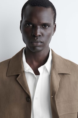 RELAXED LINEN SHIRT — WHITE 6