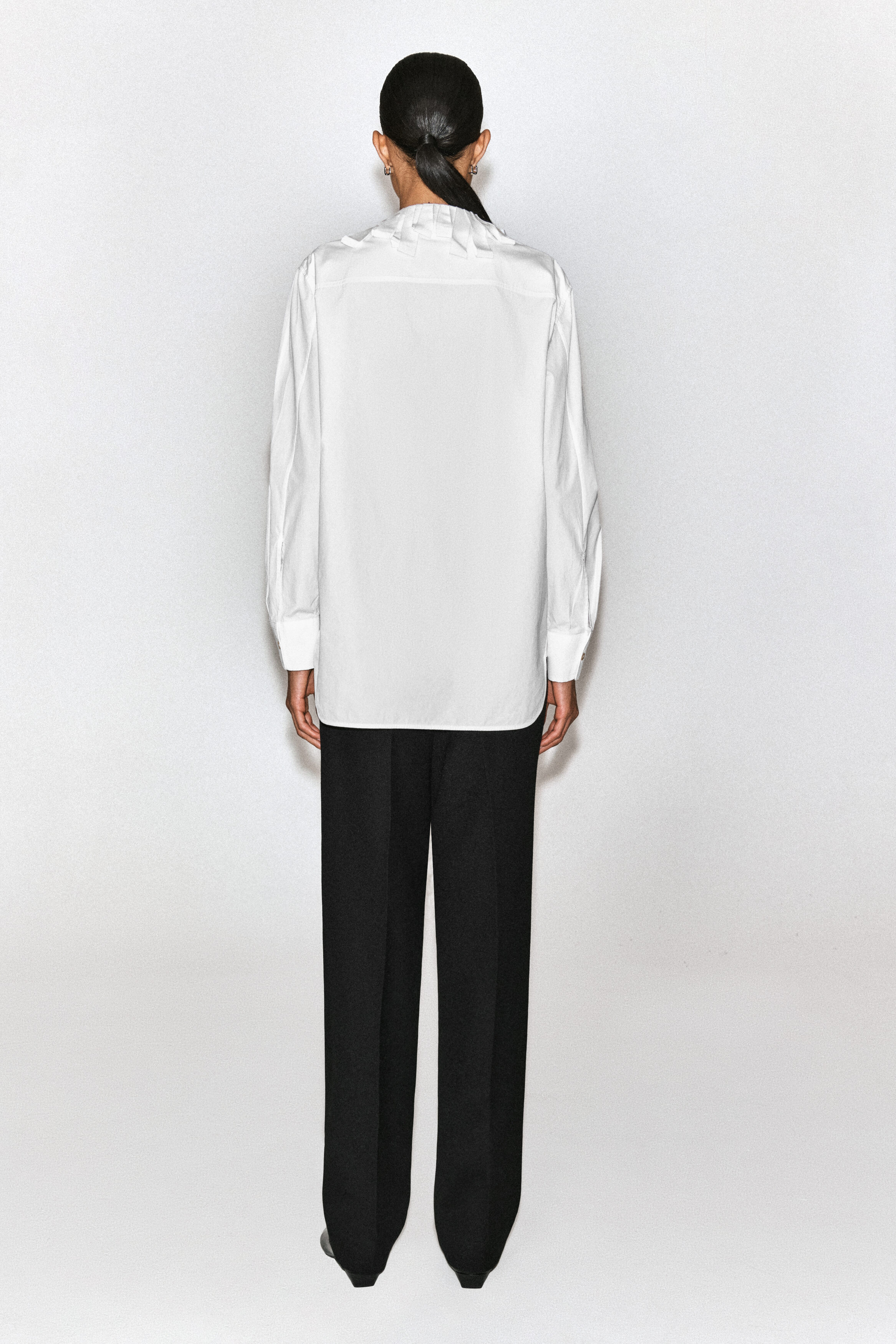 GROSGRAIN BIB-FRONT COTTON SHIRT - thumbnail 5