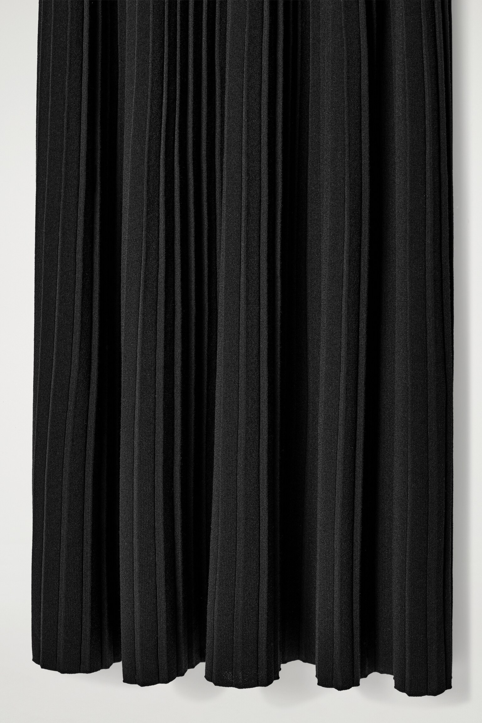ABITO MAXI PLISSÉ CON COLLO ALTO - NERO/VERDE CHIARO - 6