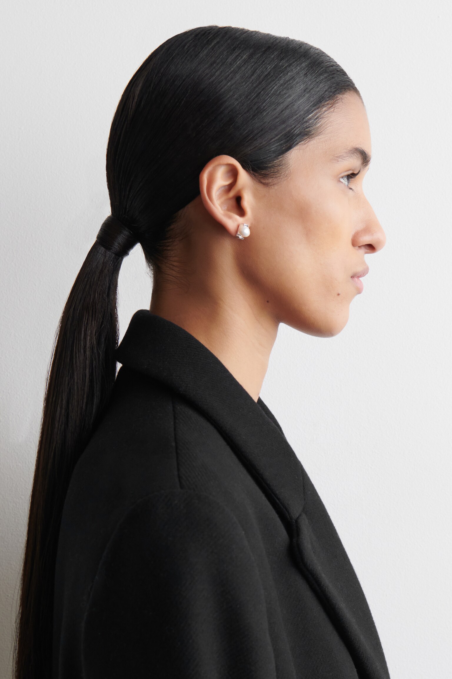 PENDIENTES DE PERLAS DESPAREJADOS - PLATEADO - 3