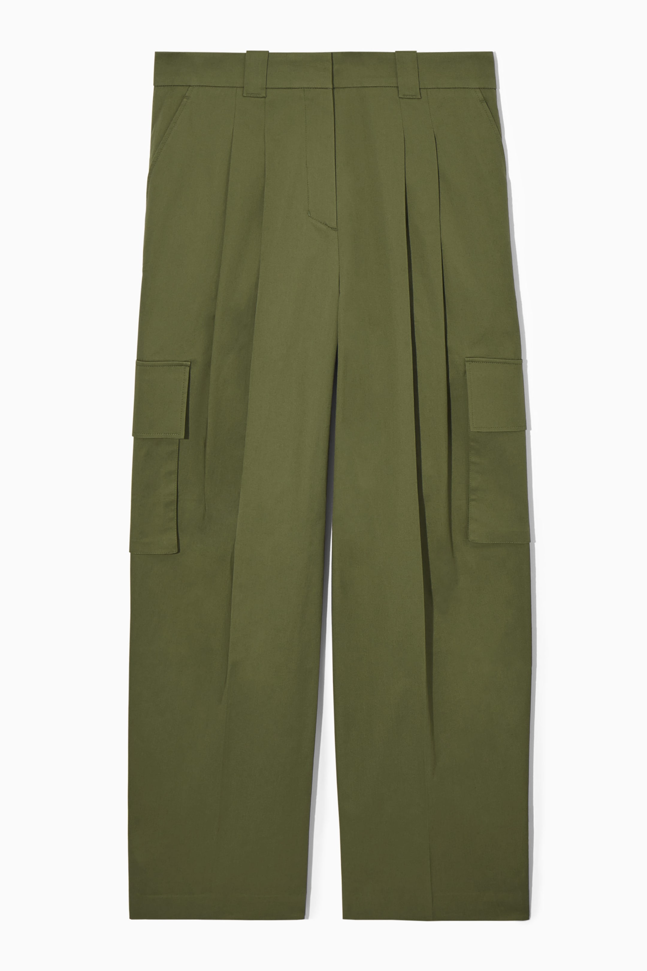 WIDE-LEG CARGO TROUSERS