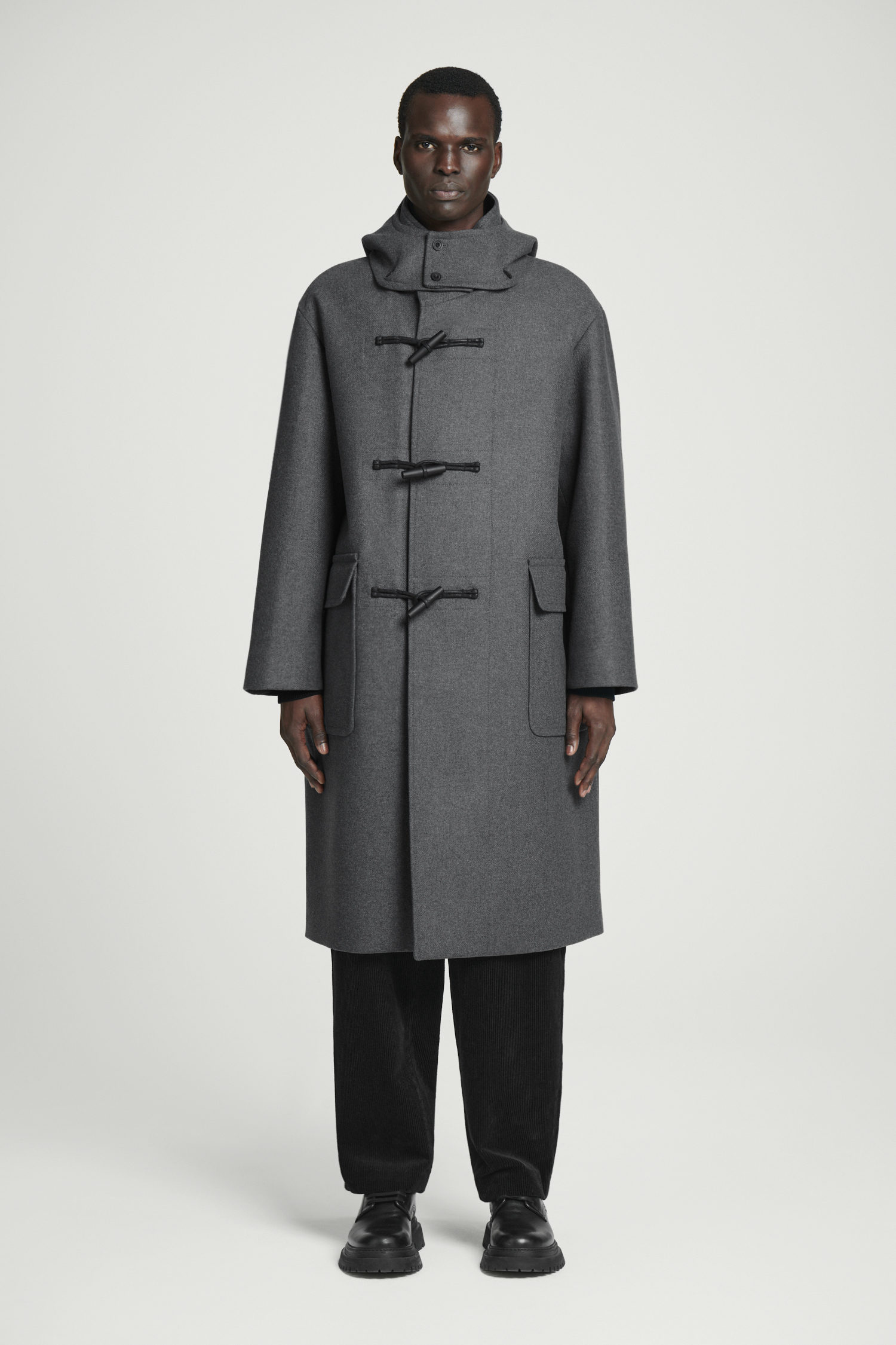 【COS コス】HOODED WOOL DUFFLE COAT ベージュ COS コス】HOODED WOOL DUFFLE COAT ベージュ