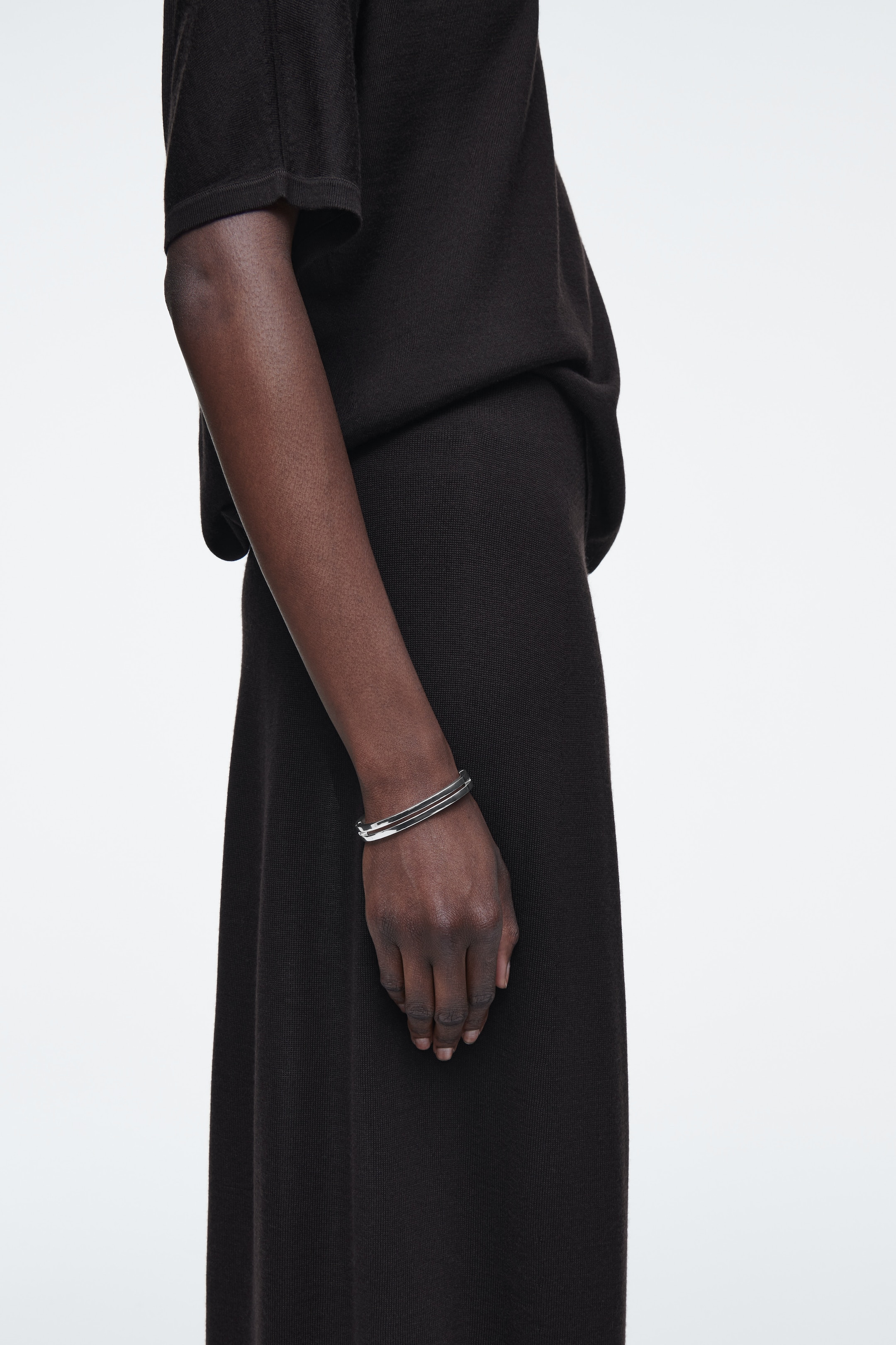 Agrandir l'image: JONC EFFET SUPERPOSÉ - ARGENTÉ - FEMME | H&M BE 1