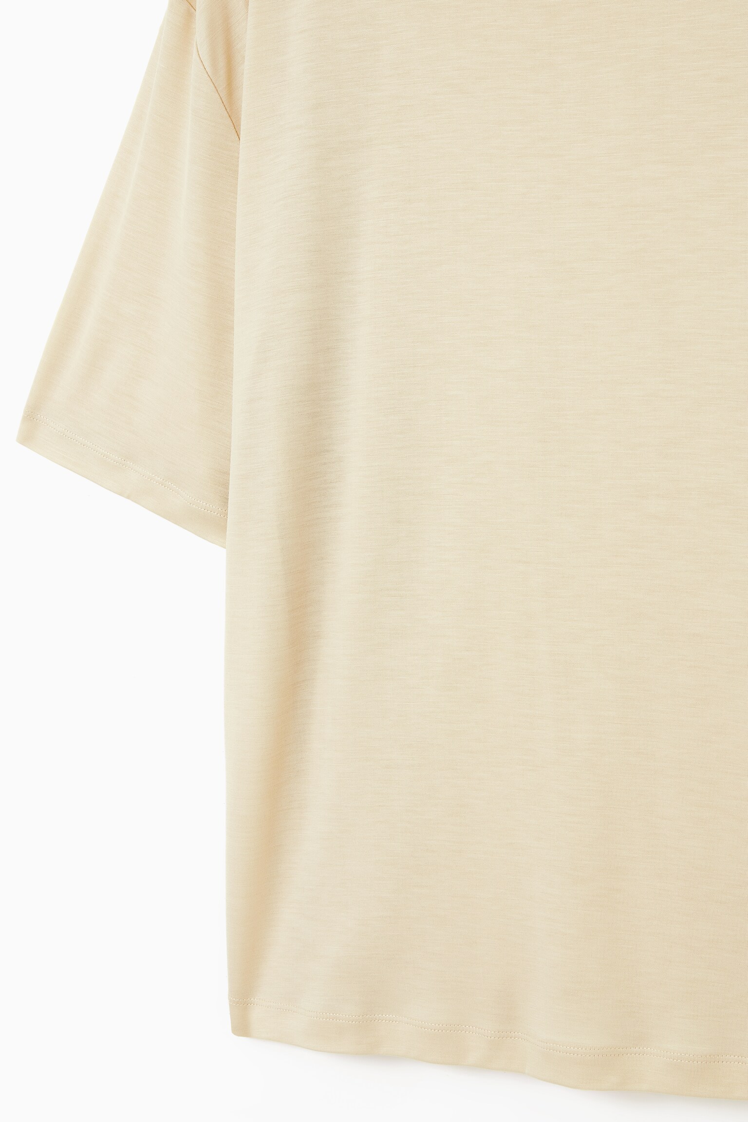 RELAXED-FIT FLOATY T-SHIRT - BEIGE - 2