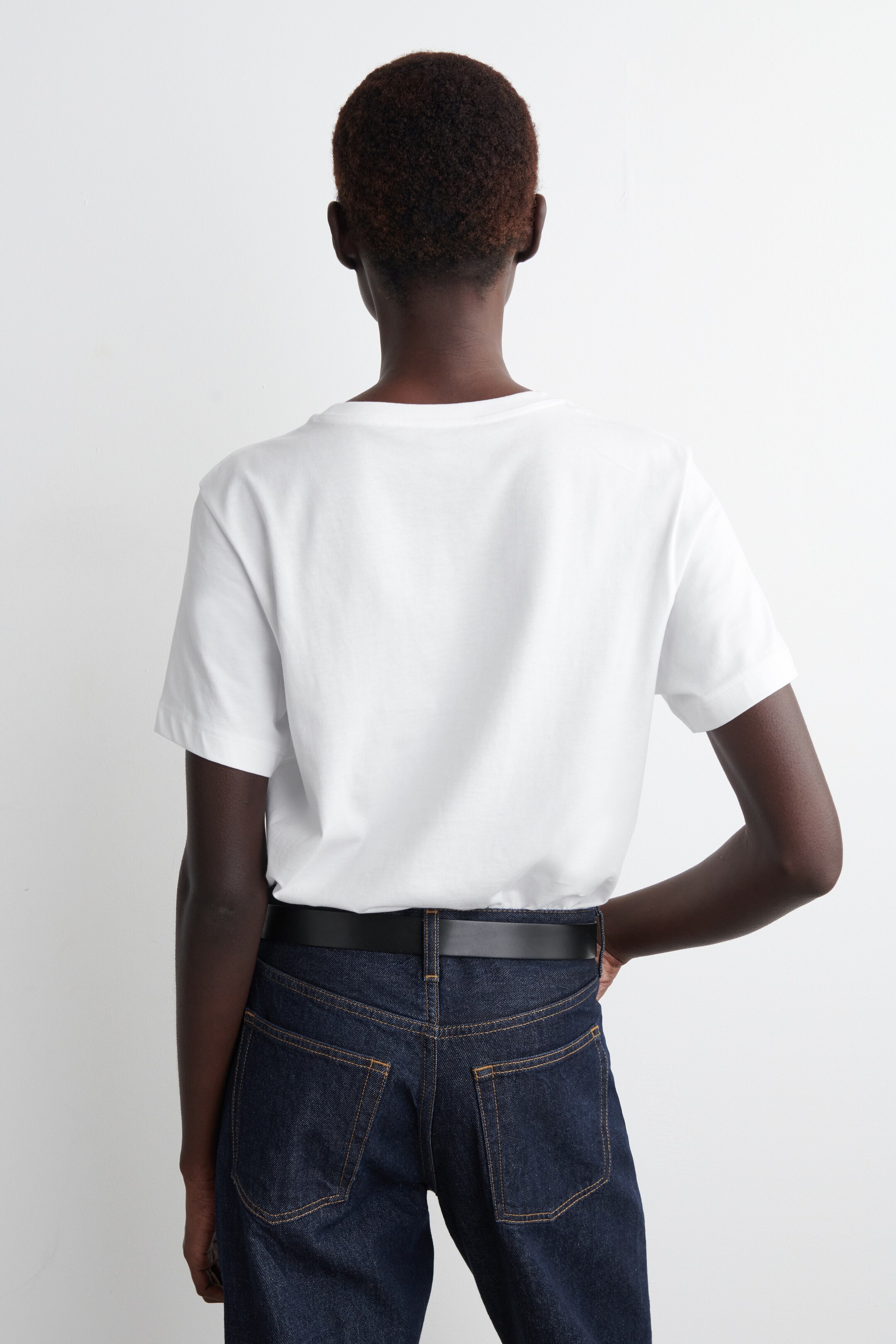 Agrandir l'image: T-SHIRT À COL ROND EN COTON - BLANC - FEMME | H&M FR 4
