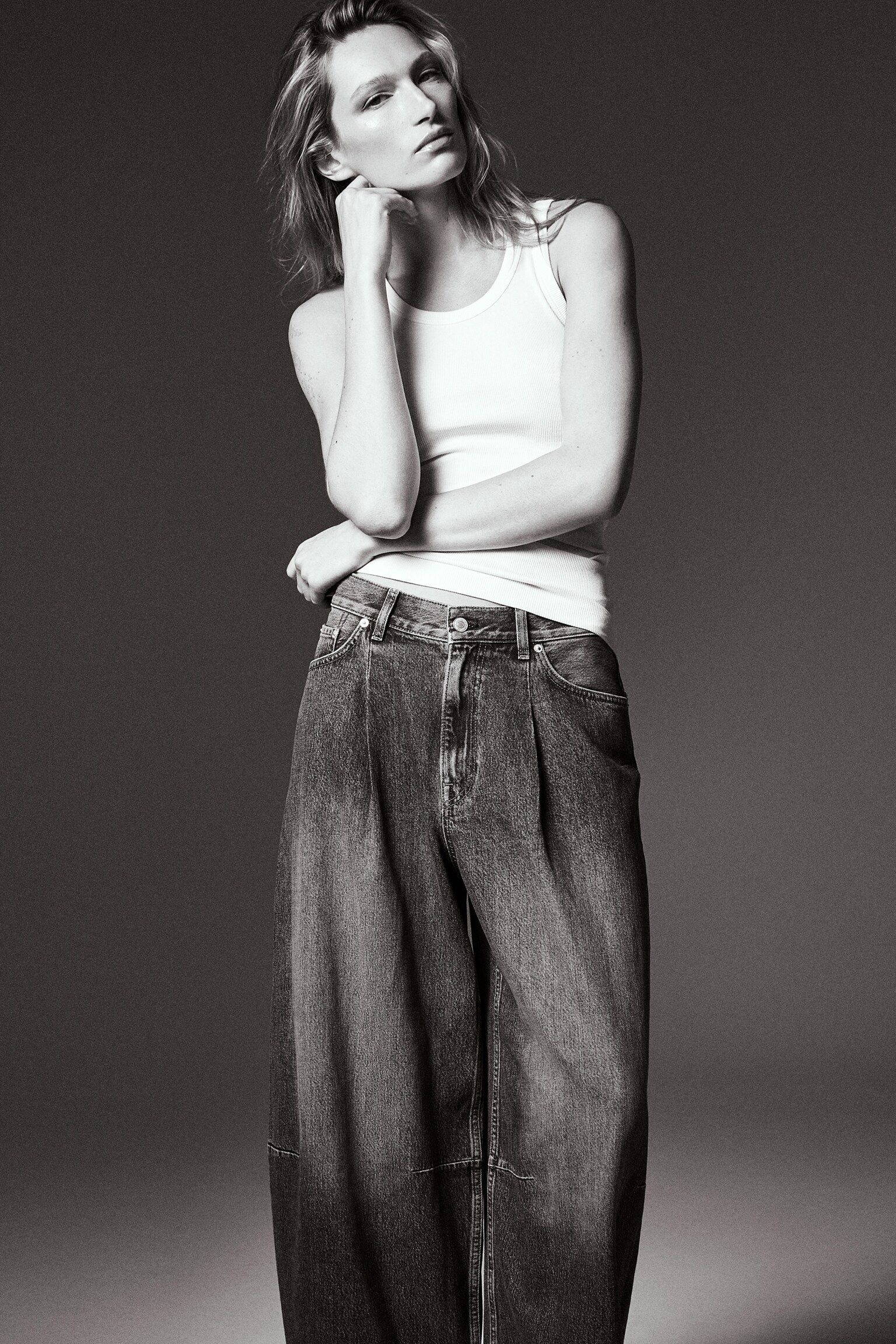 TWINE JEANS MIT BARREL-BEIN - Dunkelblau - 3