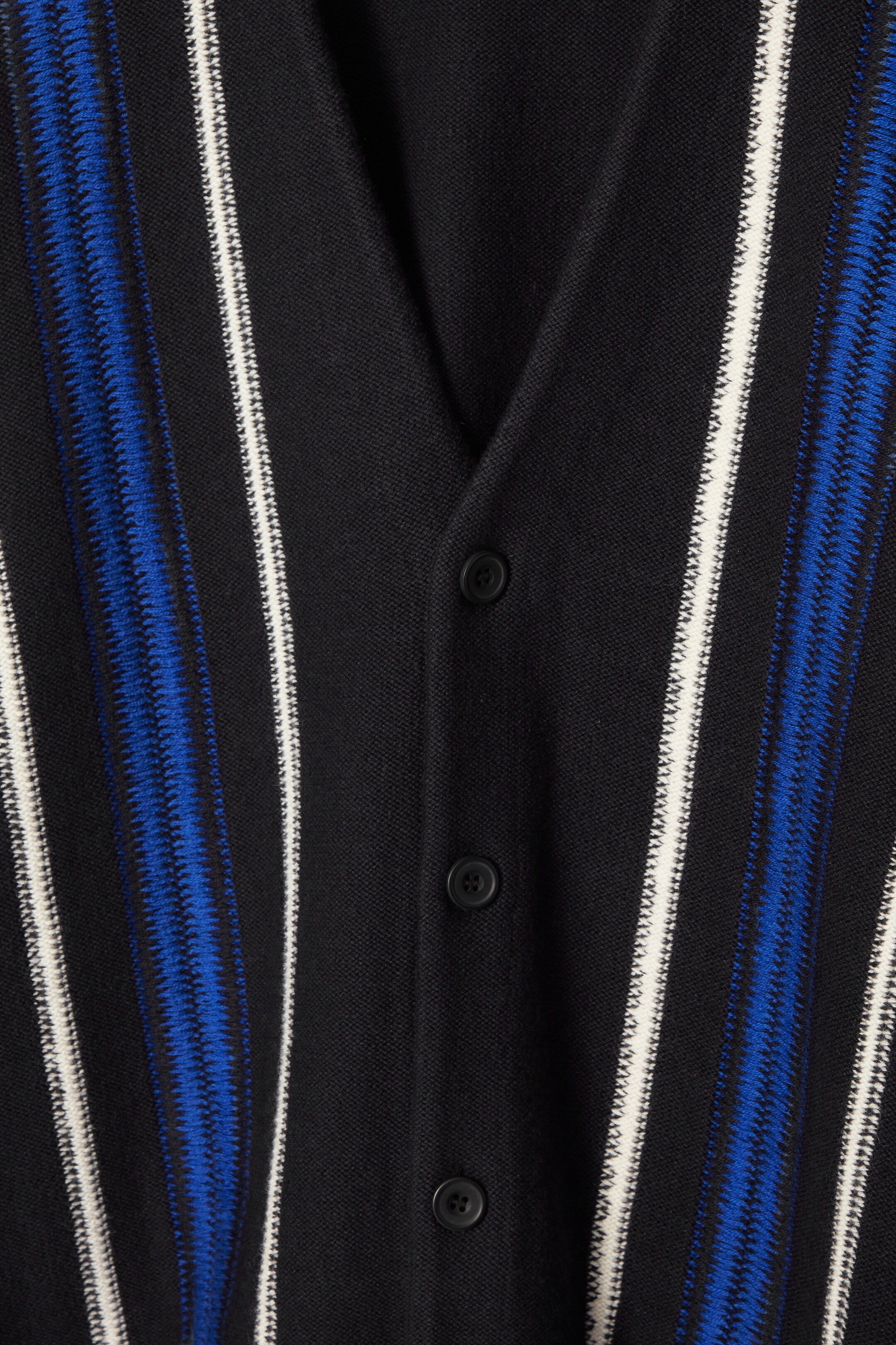 Ingrandisci l'immagine: DOUBLE-STRIPE KNITTED CARDIGAN - NAVY / STRIPED - UOMO | H&M CH 2