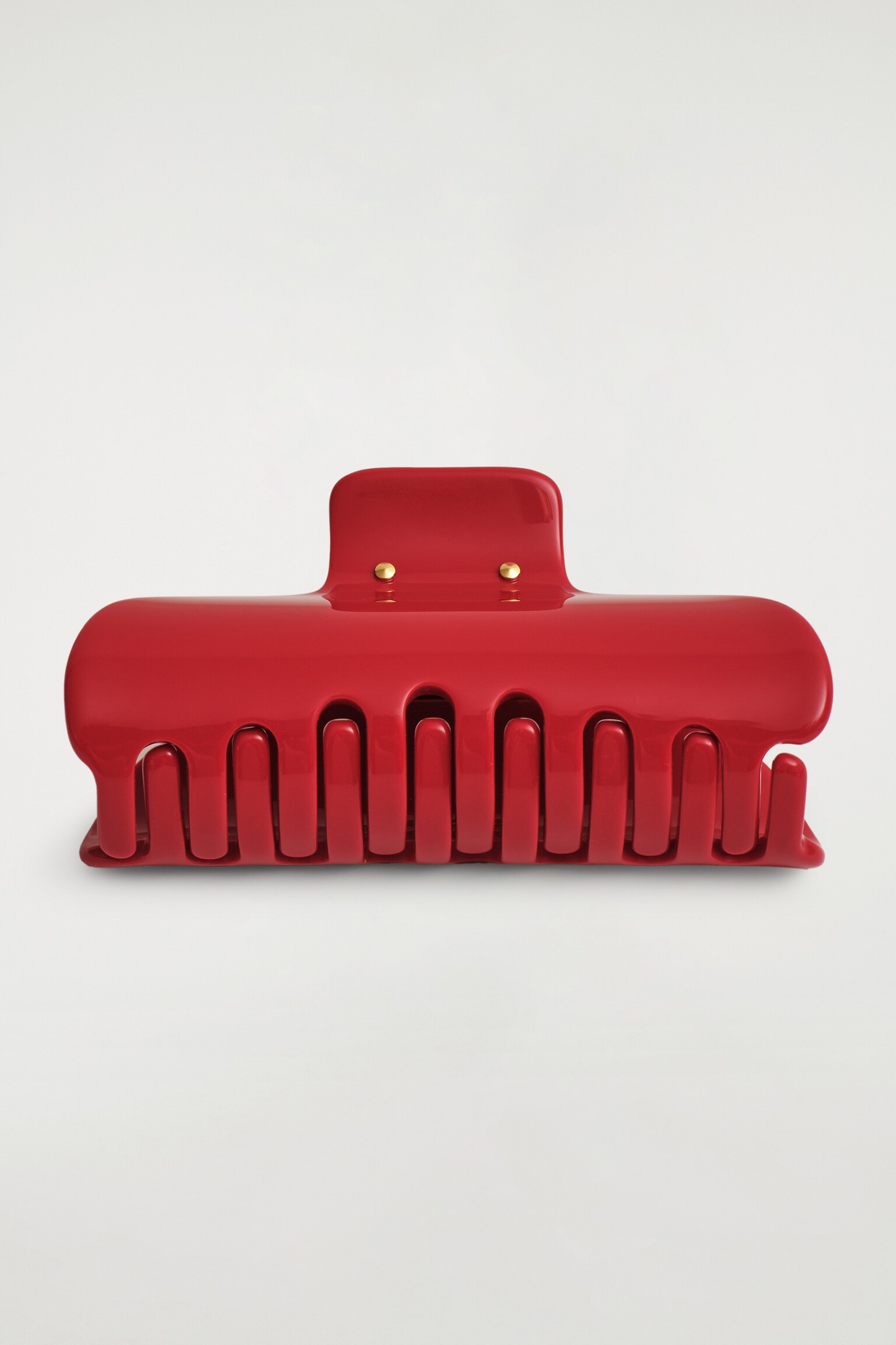 PINCE À CHEVEUX - ROUGE/ÉCAILLE - 2