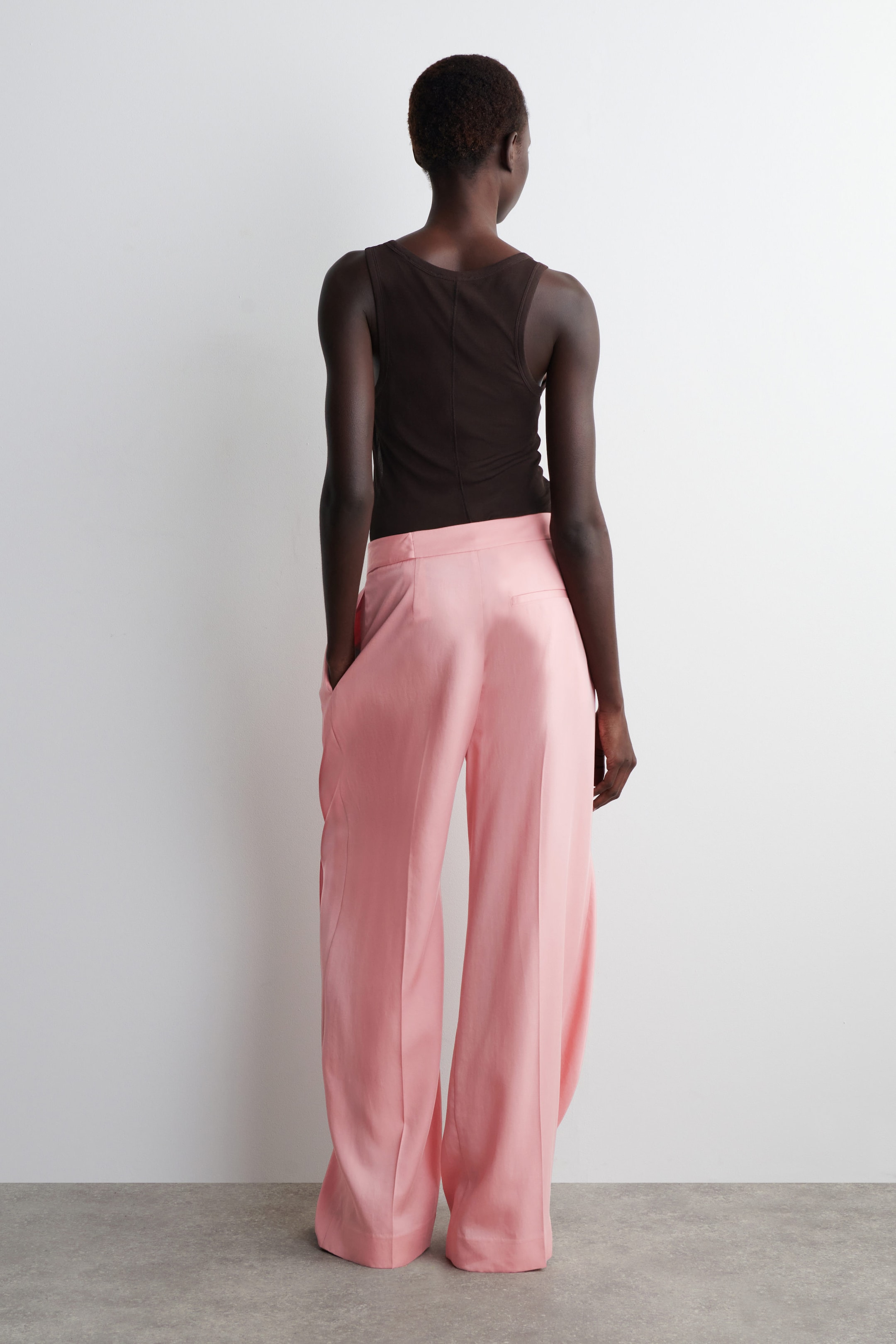 FLUID WRAP-FRONT PANTS
