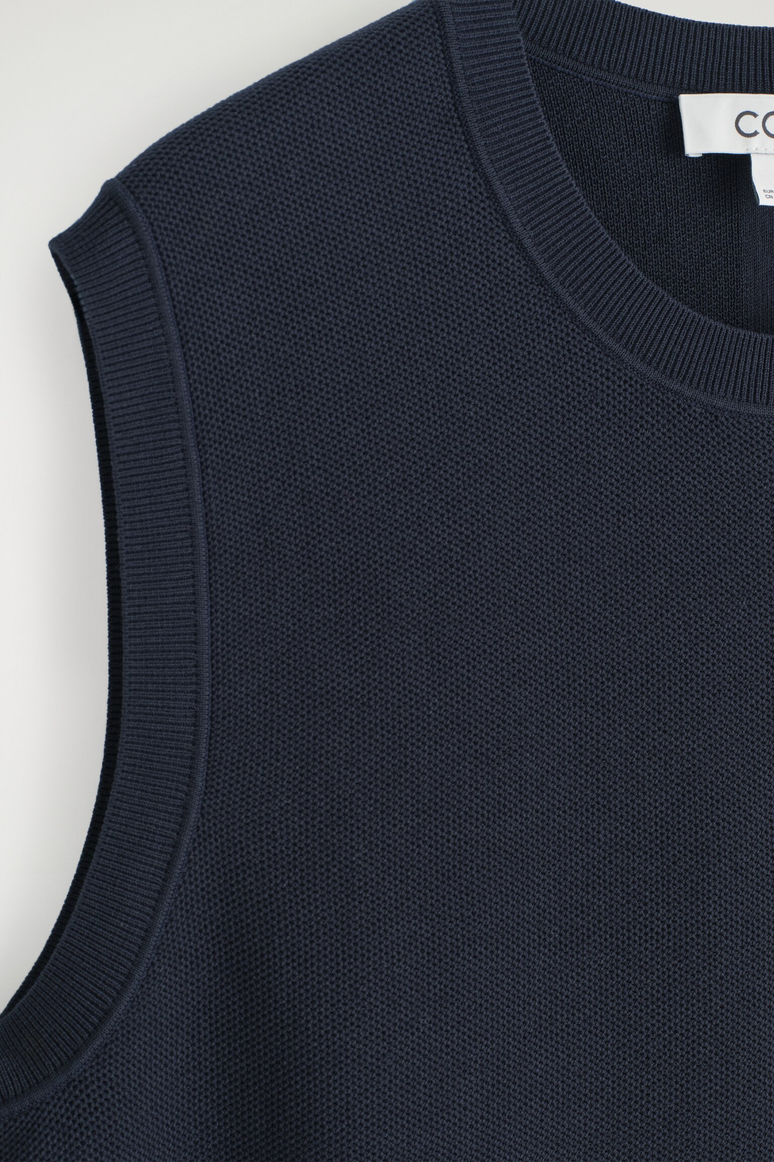 TANKTOP MIT WABENSTRUKTUR - NAVYBLAU - 7