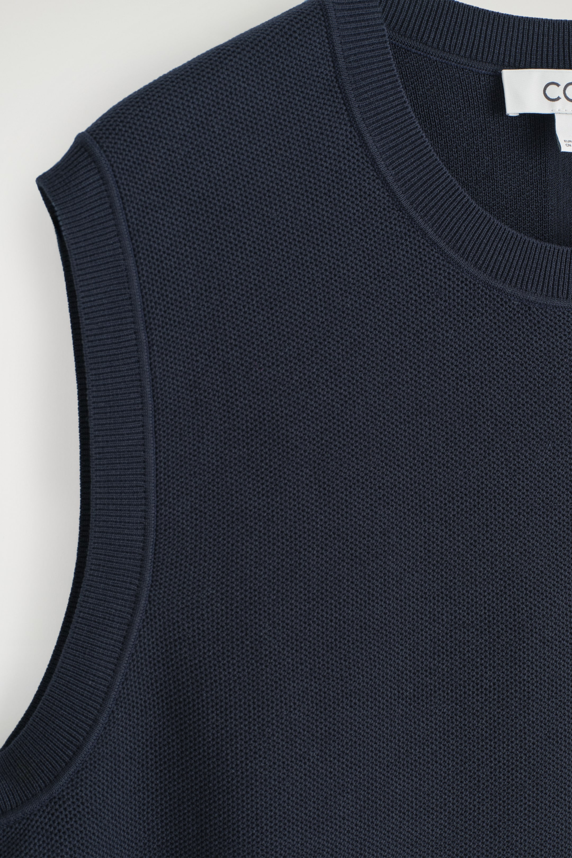 Grösseres Bild ansehen: TANKTOP MIT WABENSTRUKTUR - NAVYBLAU - HERREN | H&M CH 7