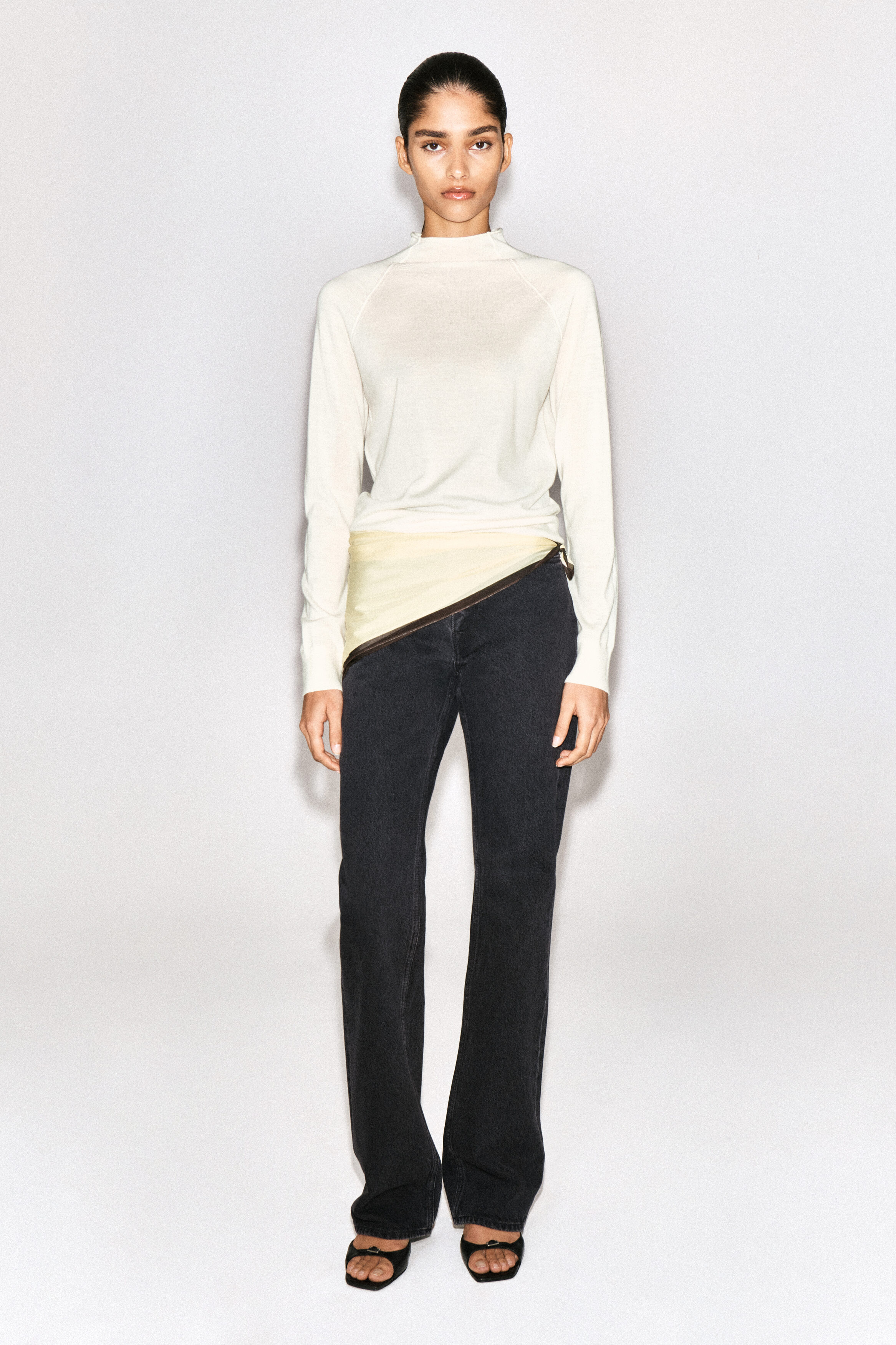 MERINO WOOL FUNNEL-NECK SWEATER - thumbnail 2