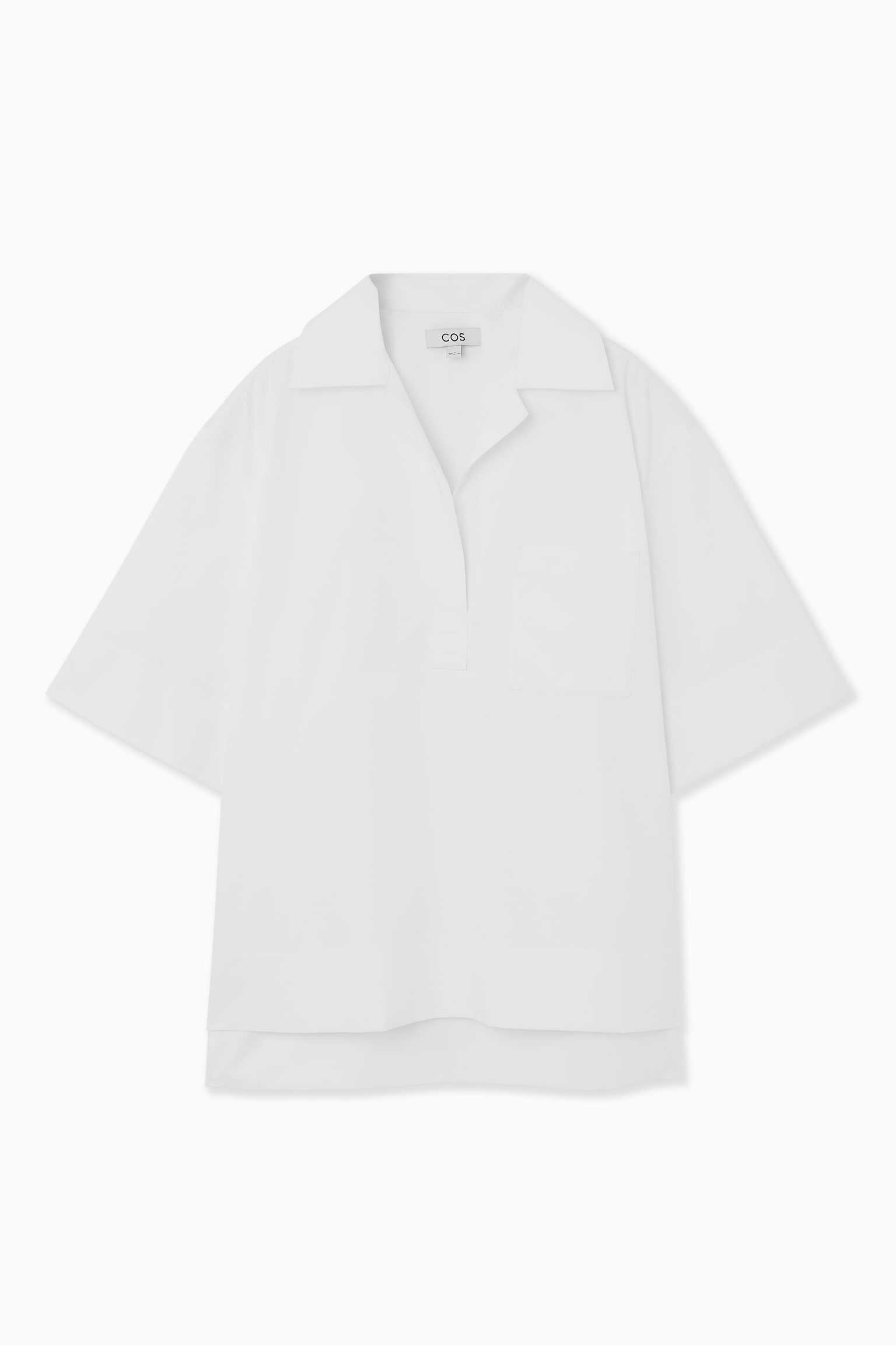 SHORT-SLEEVED RESORT SHIRT - WHITE/BEIGE/BLACK