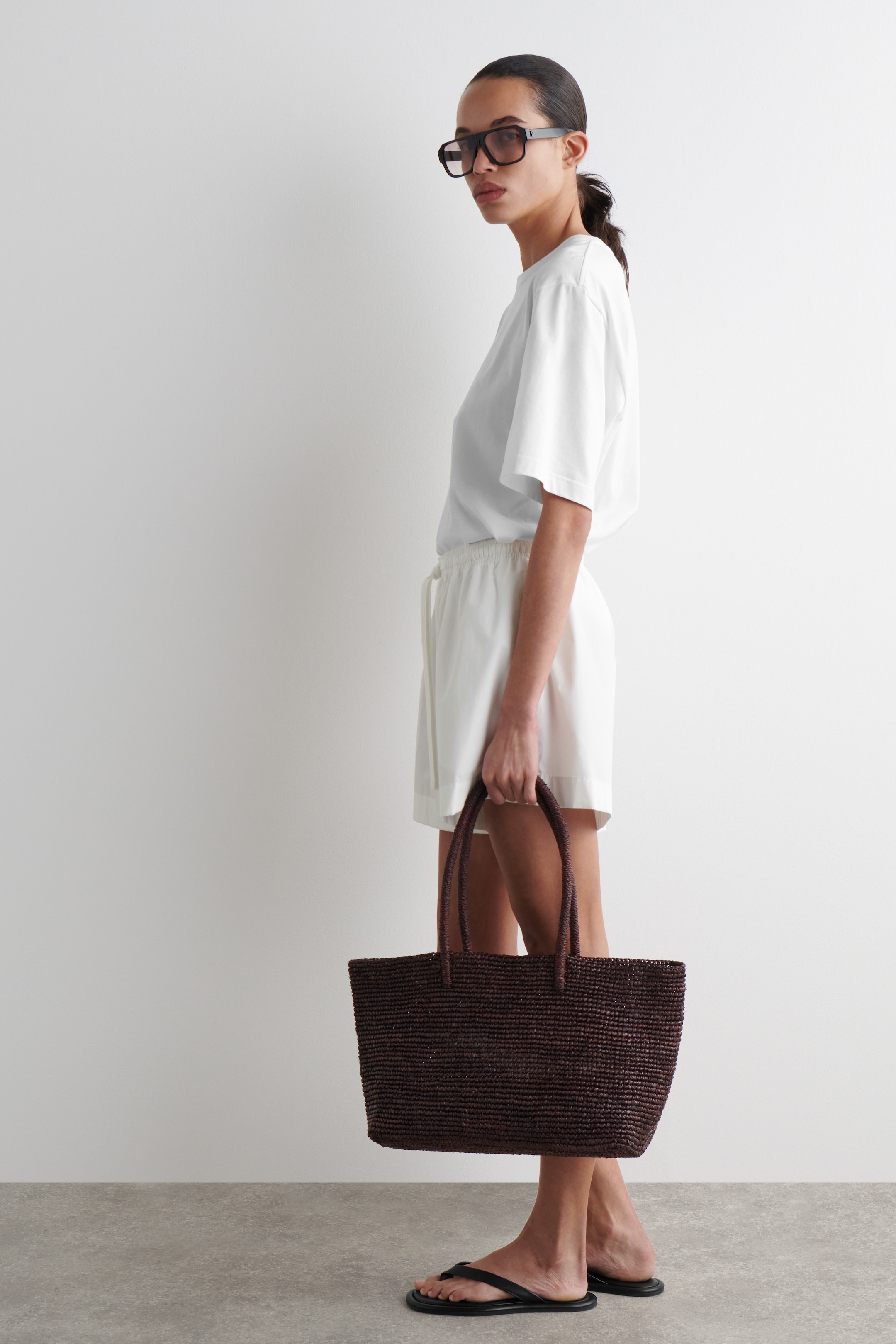 Visualizza immagine più grande: SHORTS IN COTONE CON COULISSE - BIANCO - DONNA | H&M IT 3