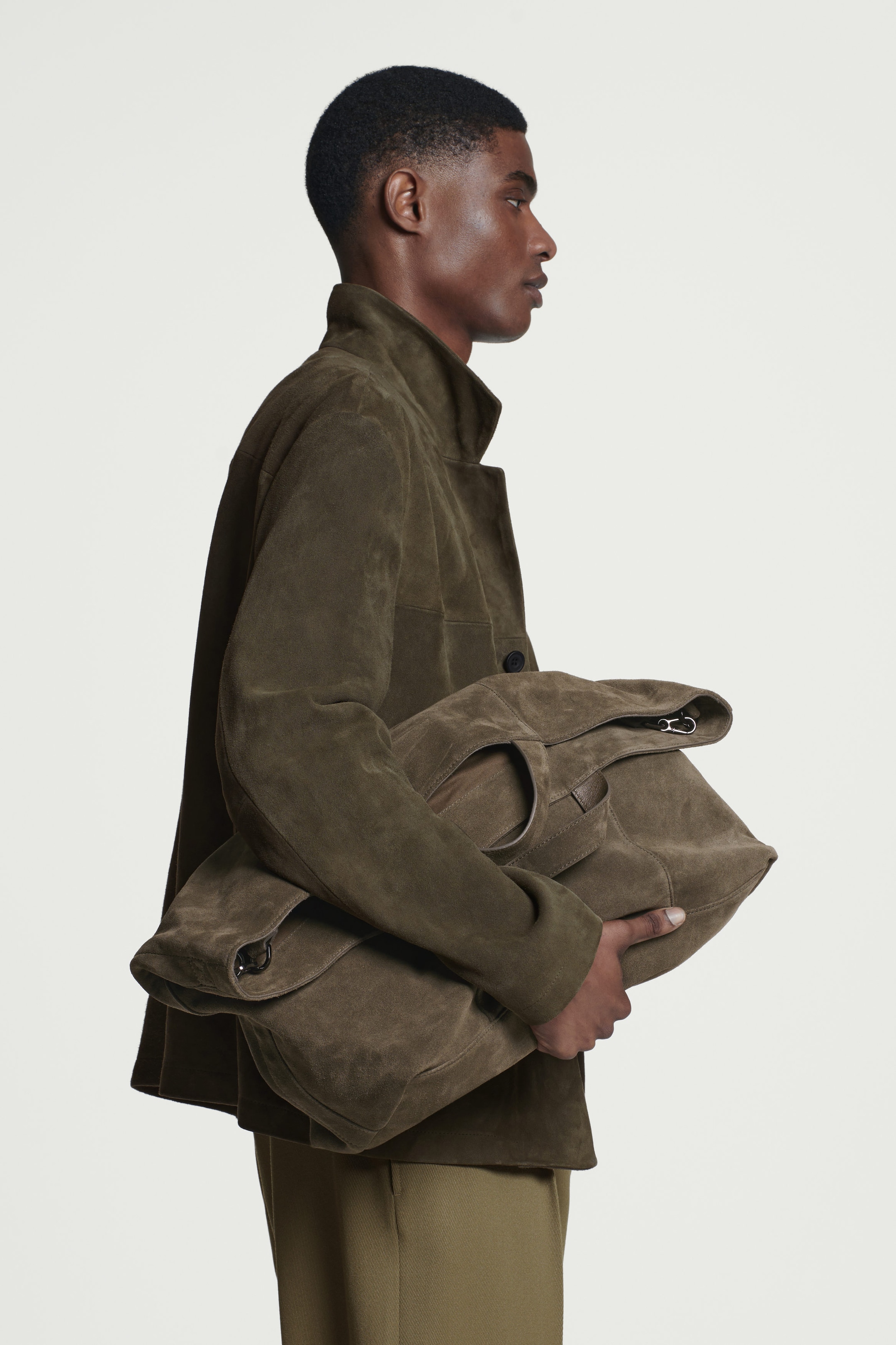 CONVERTIBLE TOTE BAG - SUEDE