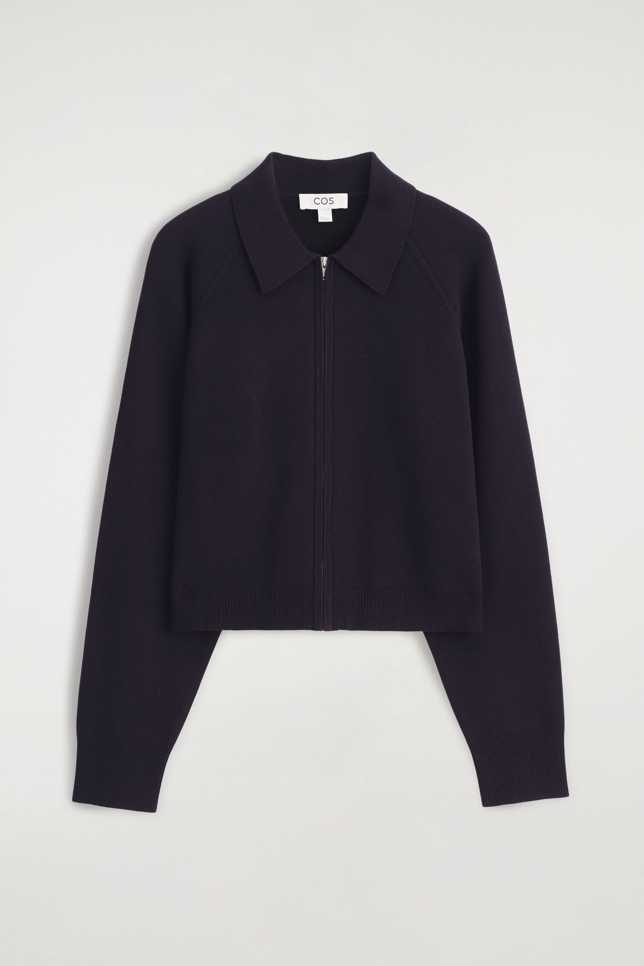 Agrandir l'image: VESTE EN MAILLE DOUBLE FACE - BLEU MARINE - FEMME | H&M BE 6