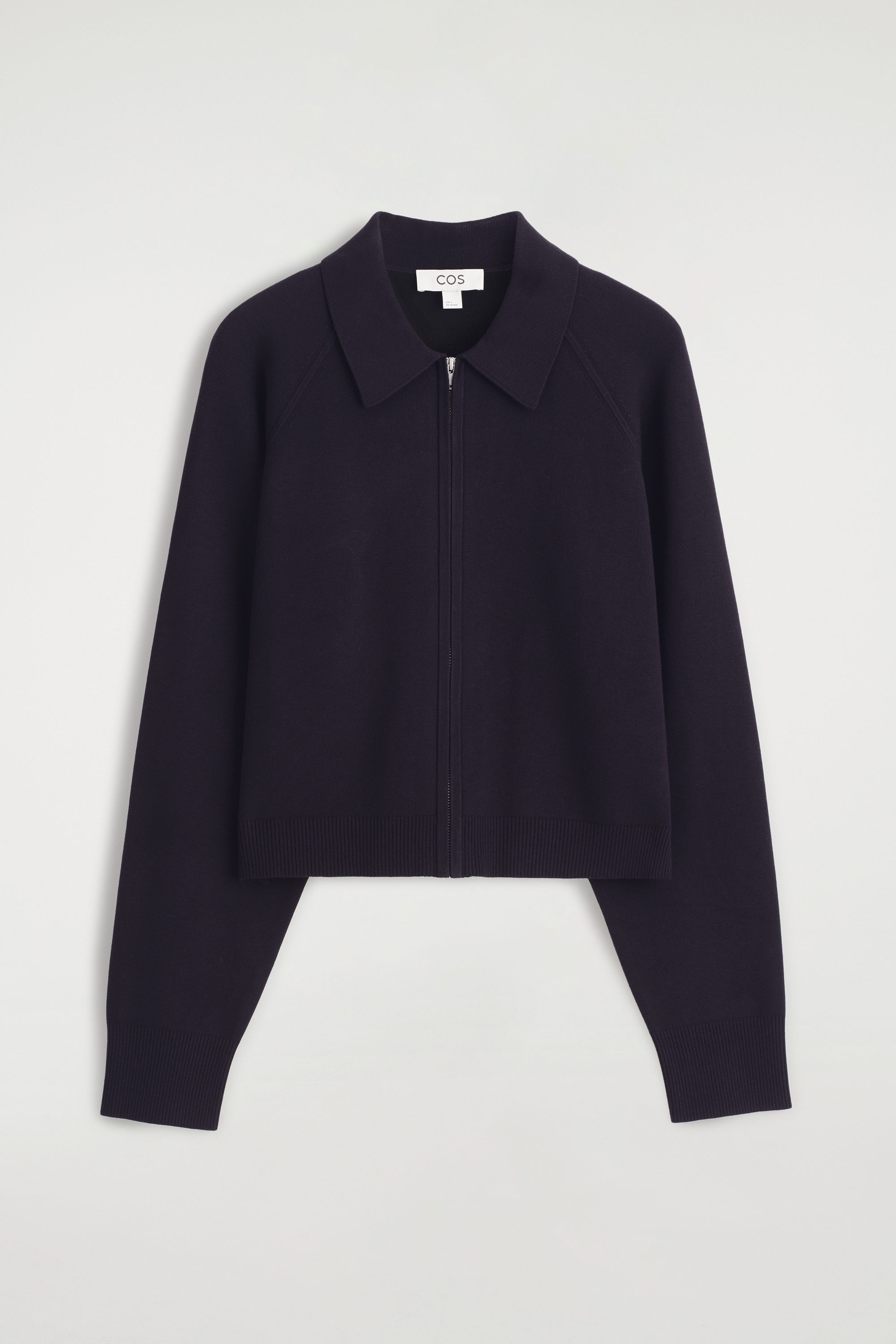 BOXY DOUBLE-FACED WOOL JACKET - BROWN | COS