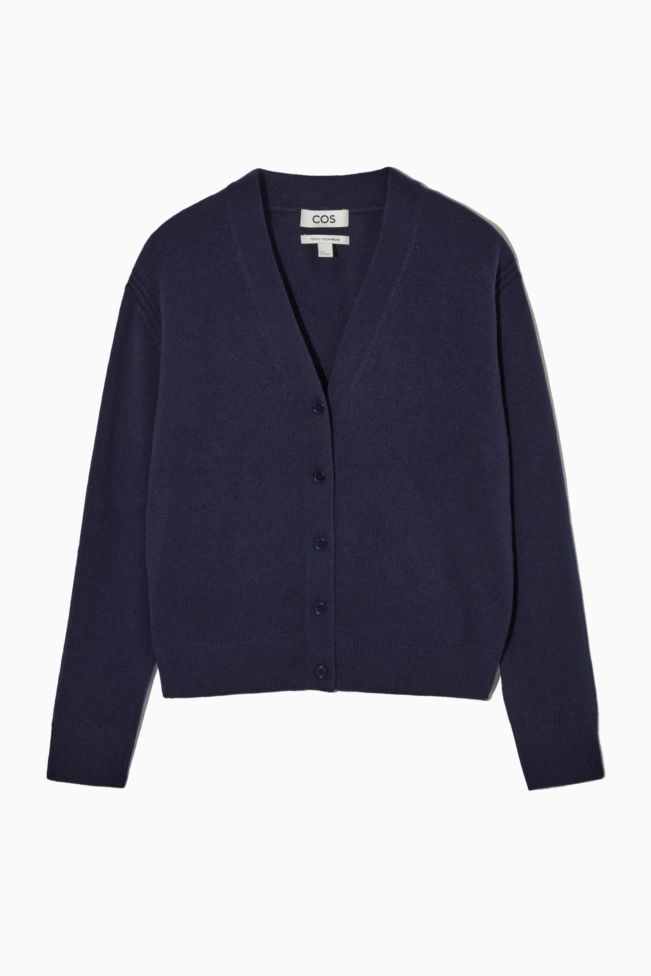 View larger image: PURE CASHMERE CARDIGAN - DARK NAVY - Ladies | H&M GB 1