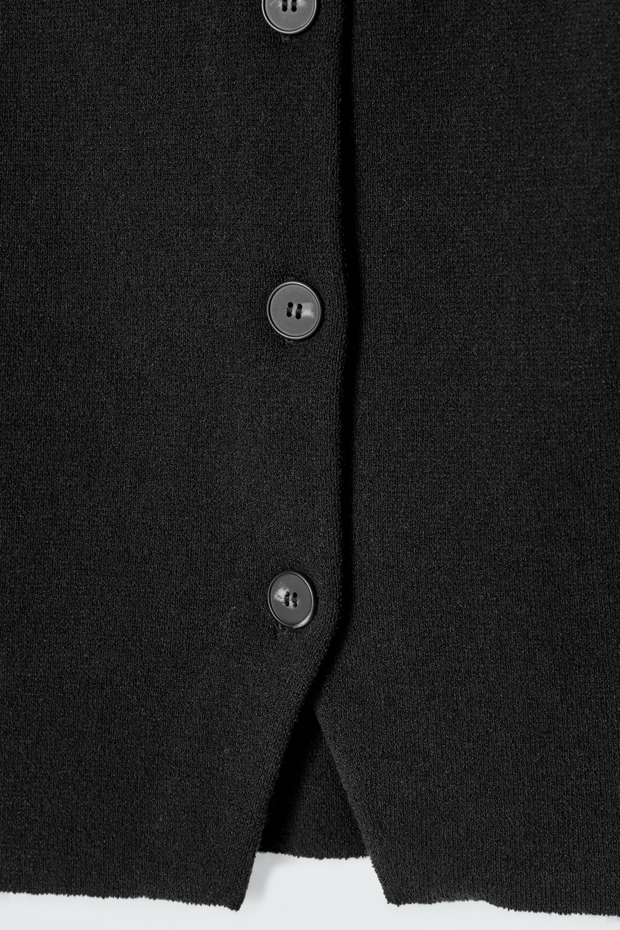 Visualizza immagine più grande: GILET IN COTONE LAVORATO A MAGLIA - NERO - DONNA | H&M IT 7