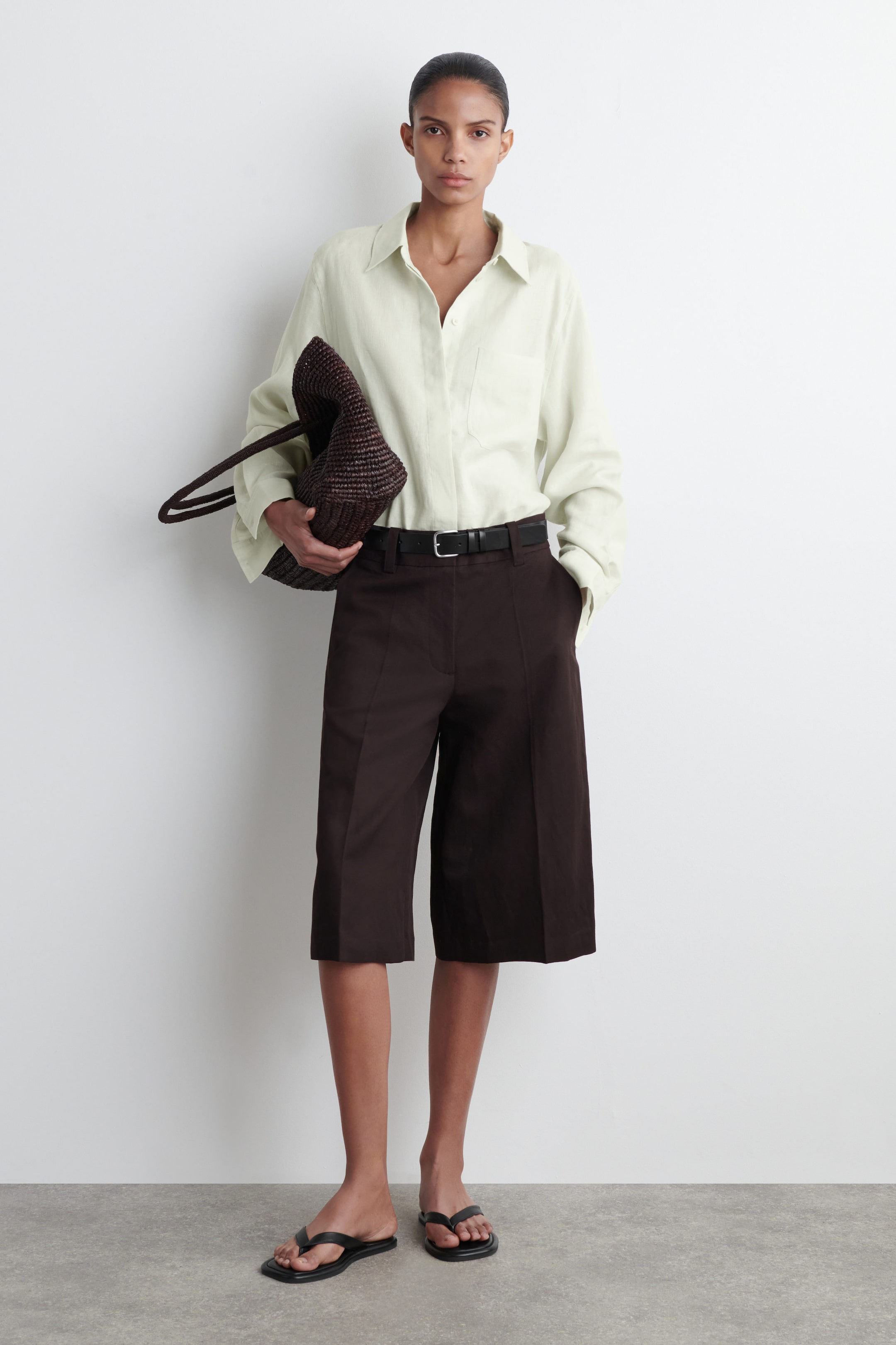 OVERSIZED LINEN SHIRT