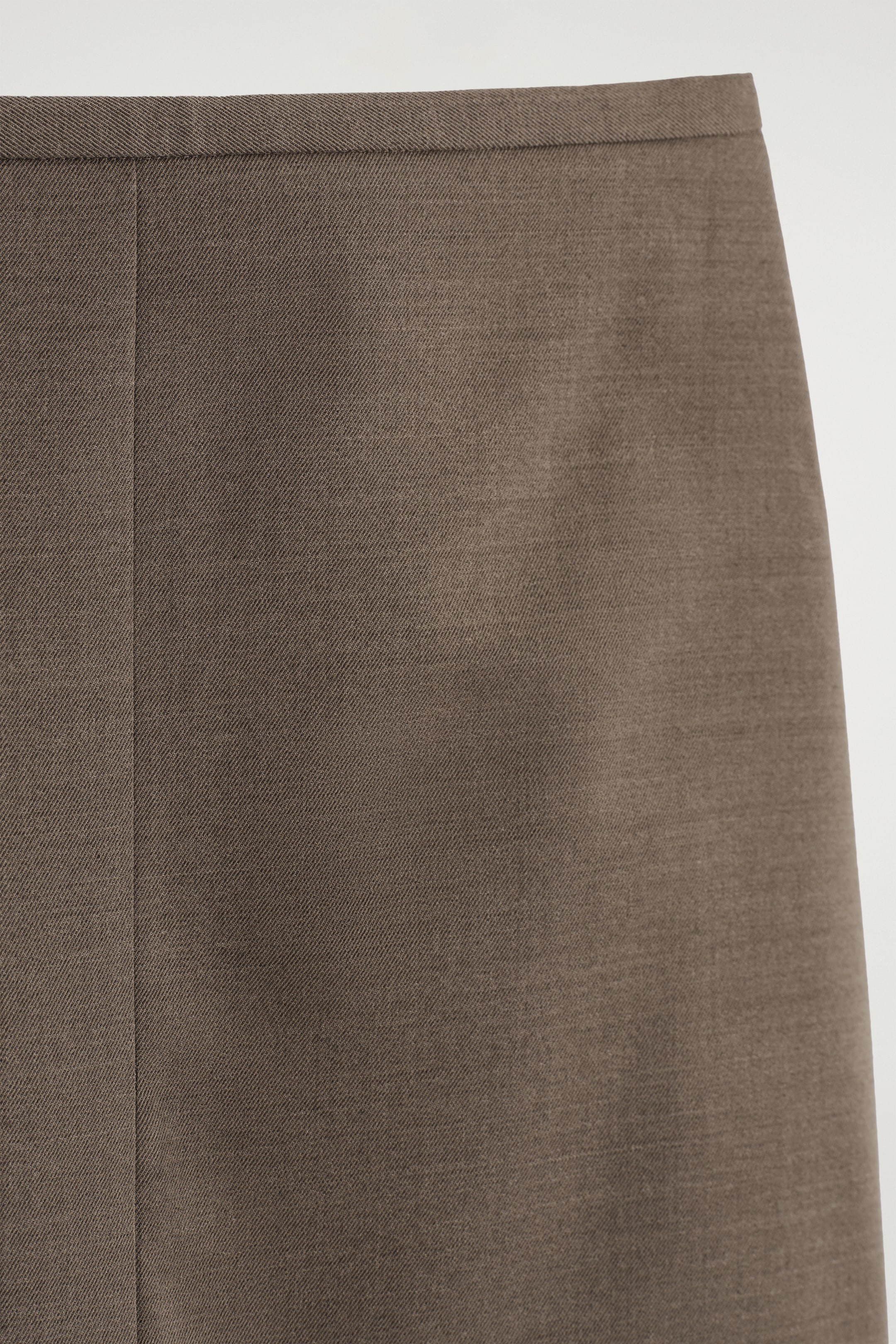 Agrandir l'image: JUPE CRAYON EN LAINE MÉRINOS MÉLANGÉE - BRUN - FEMME | H&M FR 6